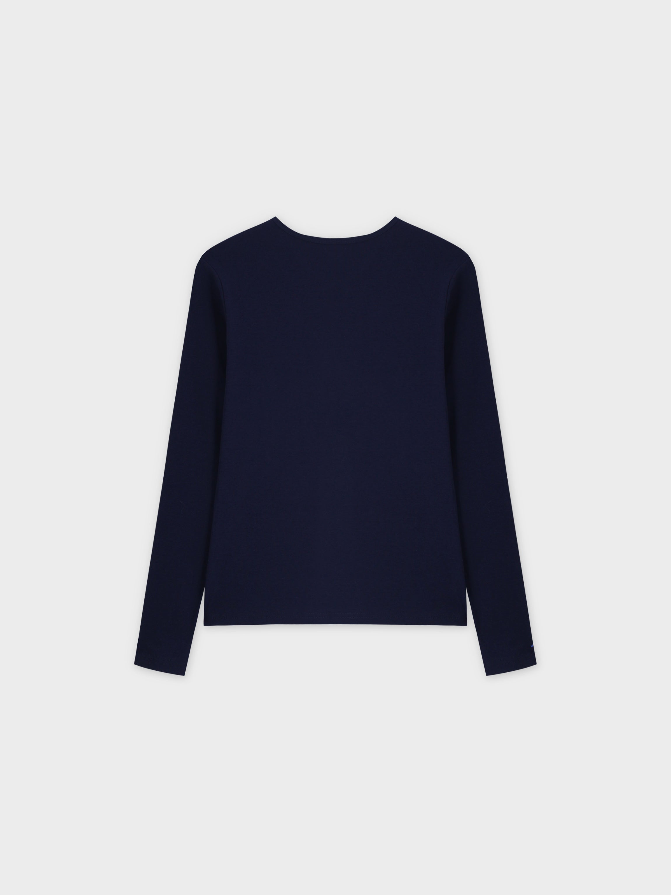 CAMISETA BASIC HIGH V LS-NAVY