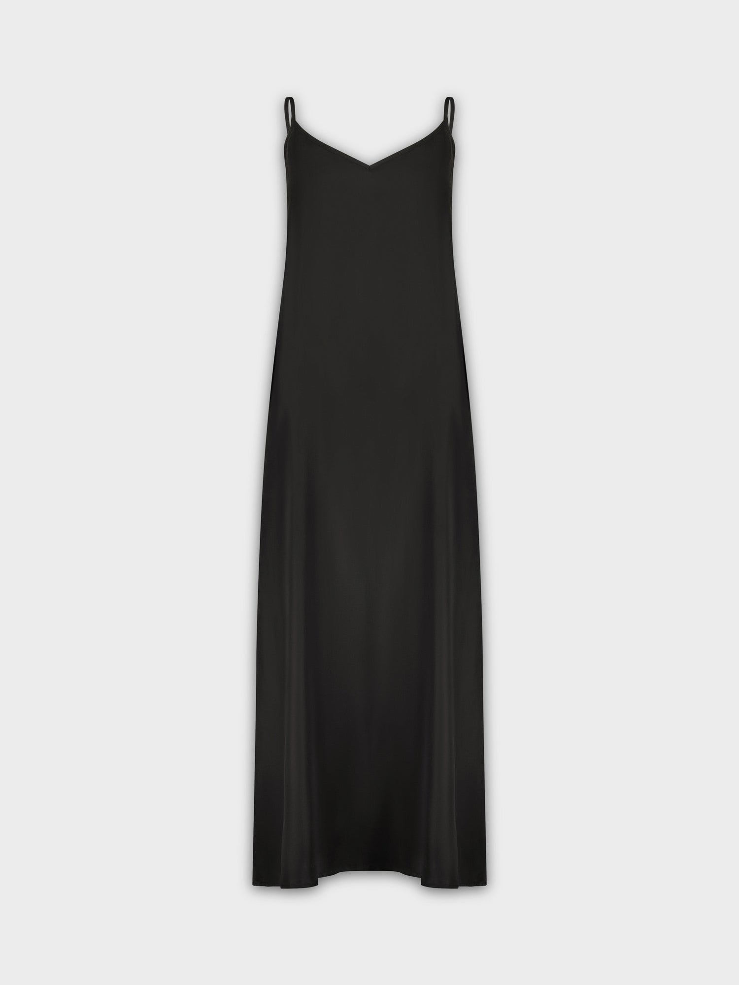 V NECK JUMPER-BLACK