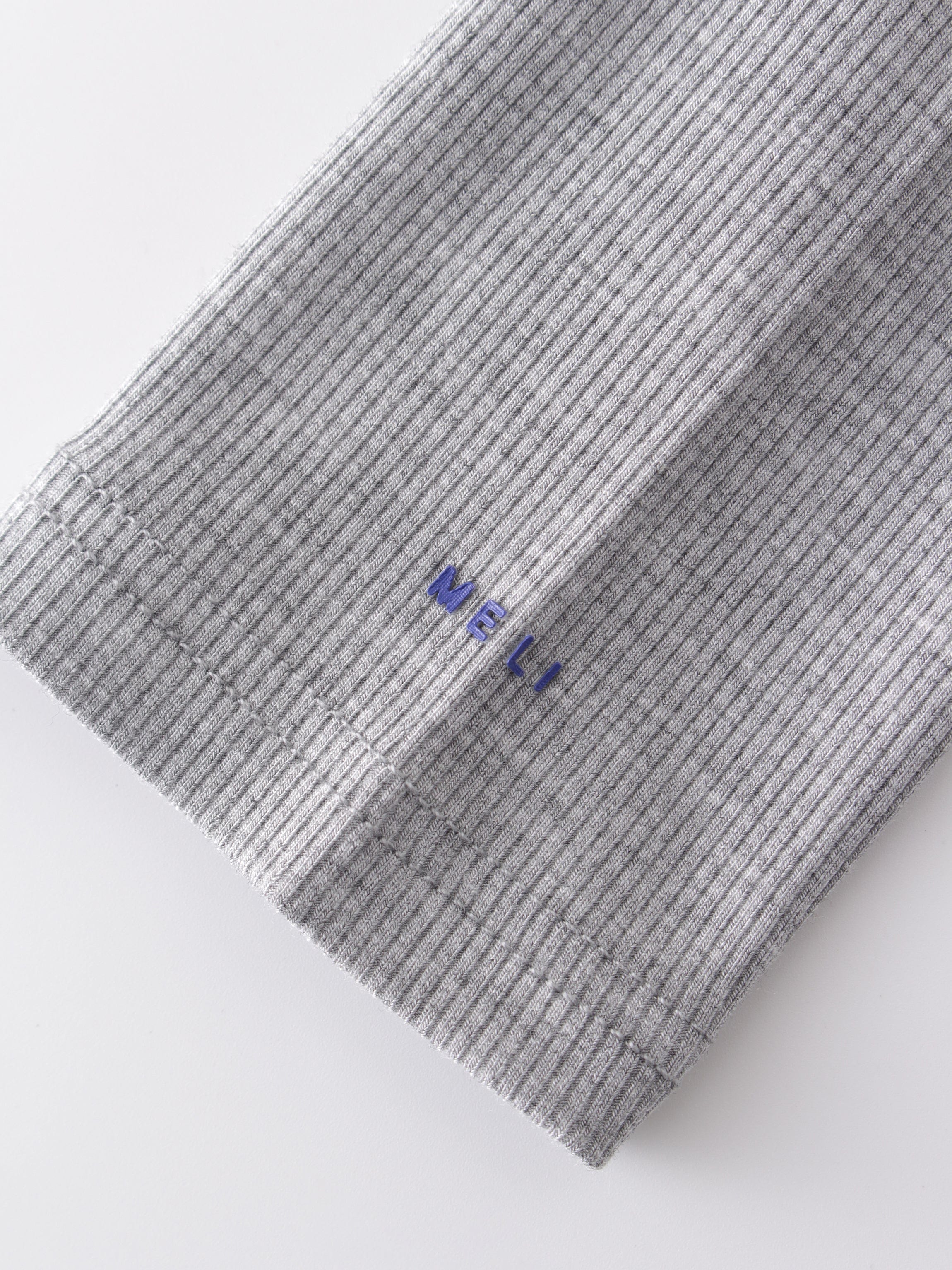 Crew Ribbed Dolman-Gris jaspeado