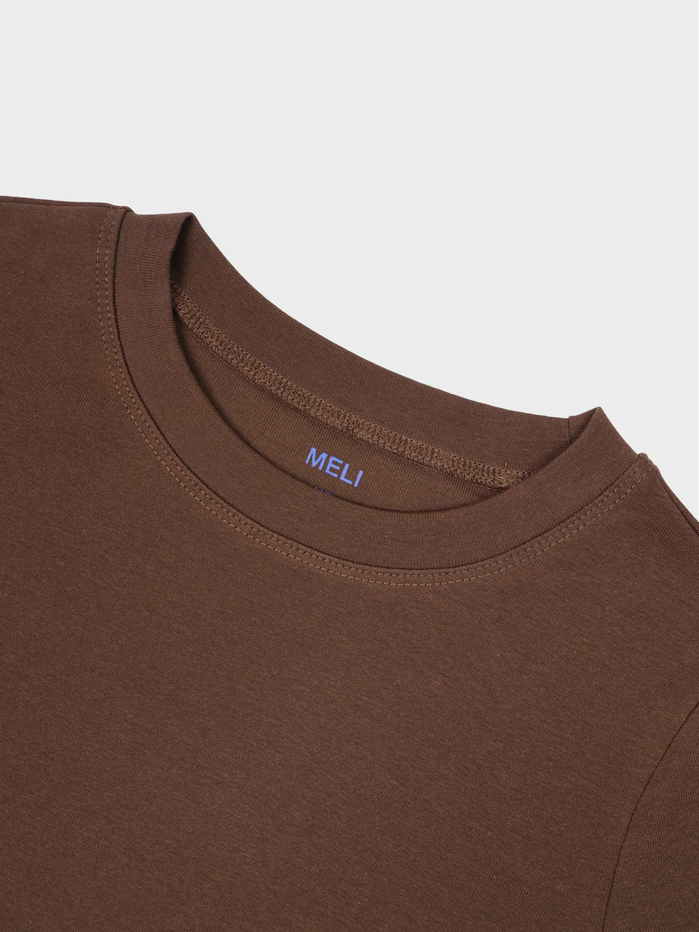 CLASSIC TEE LONG SLEEVE-DARK BROWN