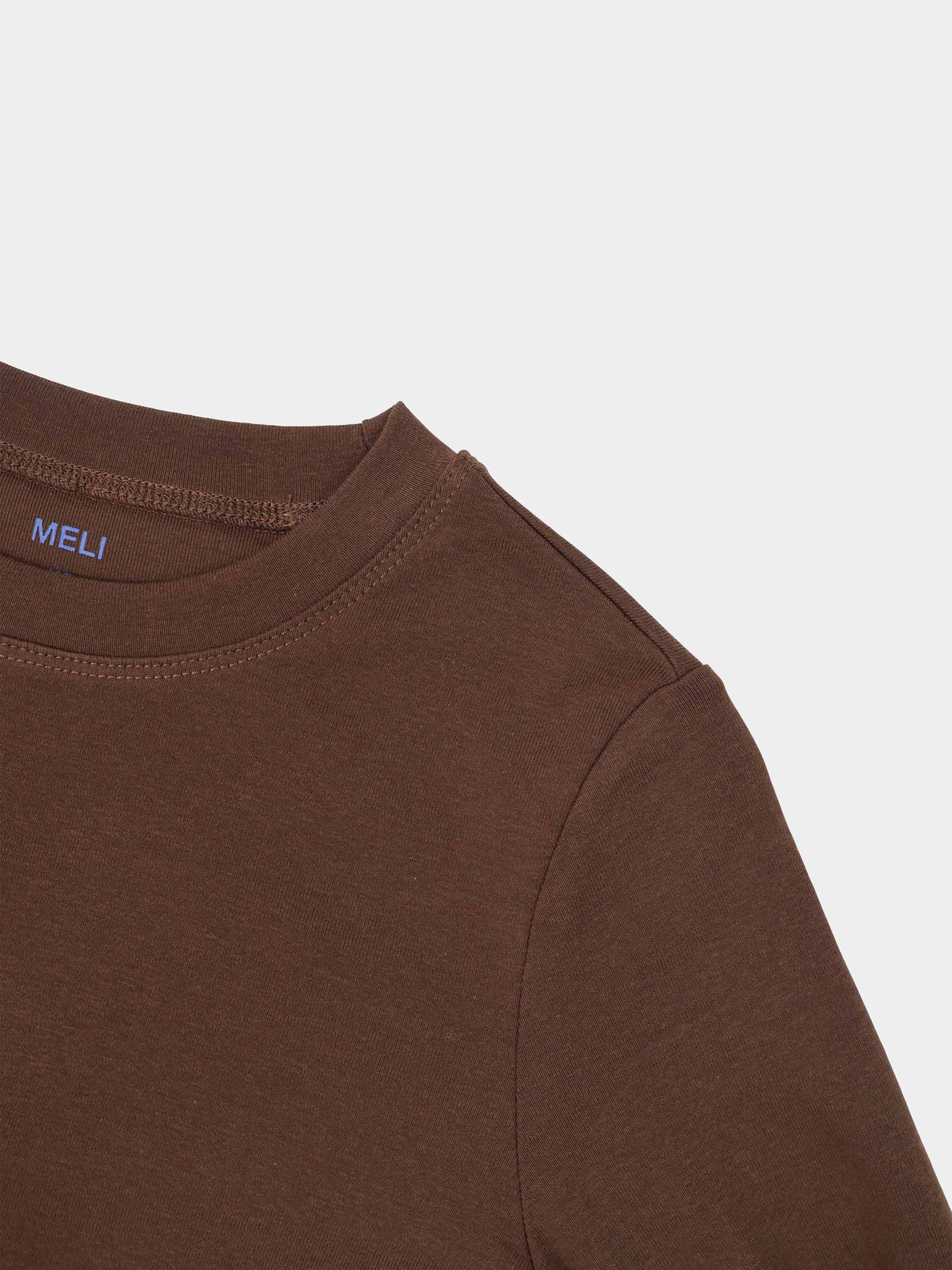CLASSIC TEE LONG SLEEVE-DARK BROWN