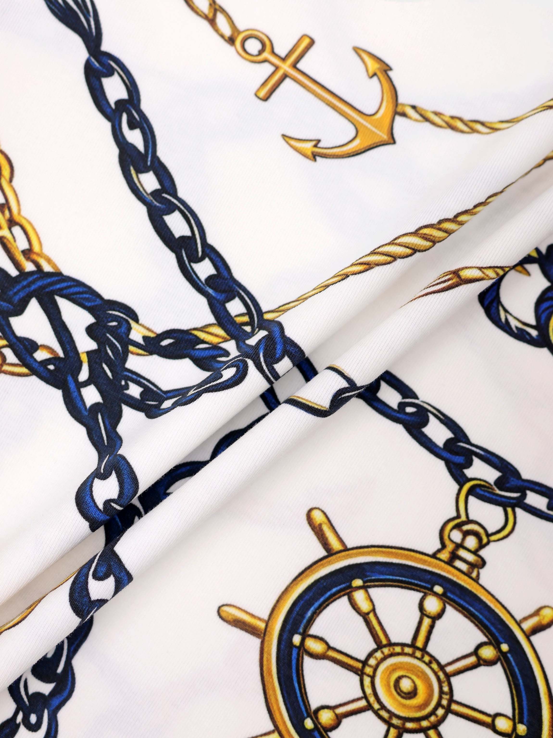 Sleeveless Tee-Chain Design