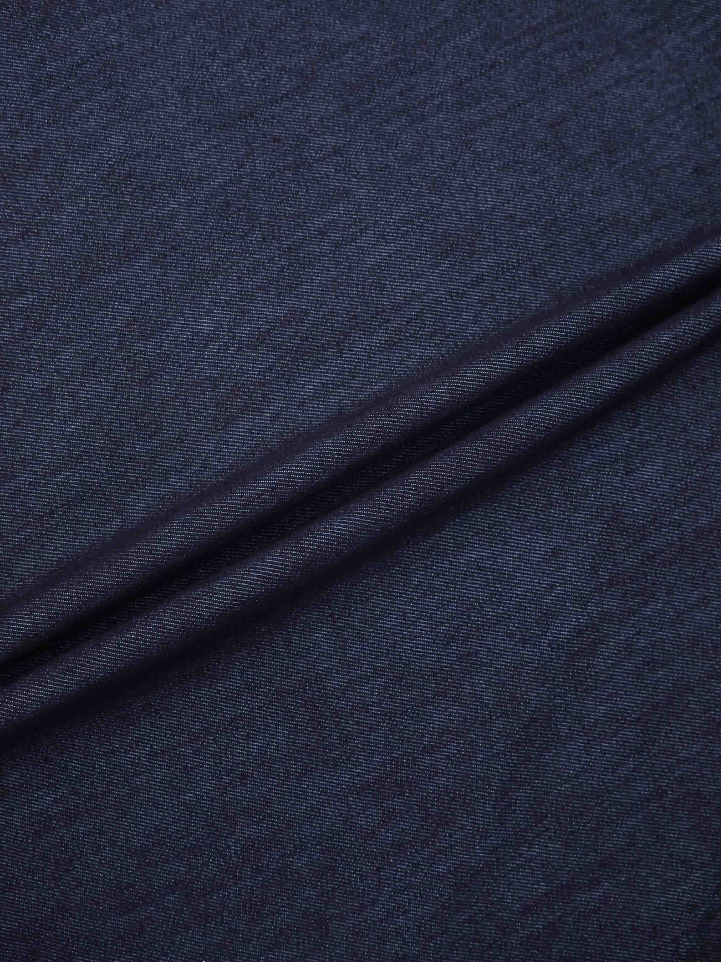 Classic Denim Skirt 37"-Dark Blue