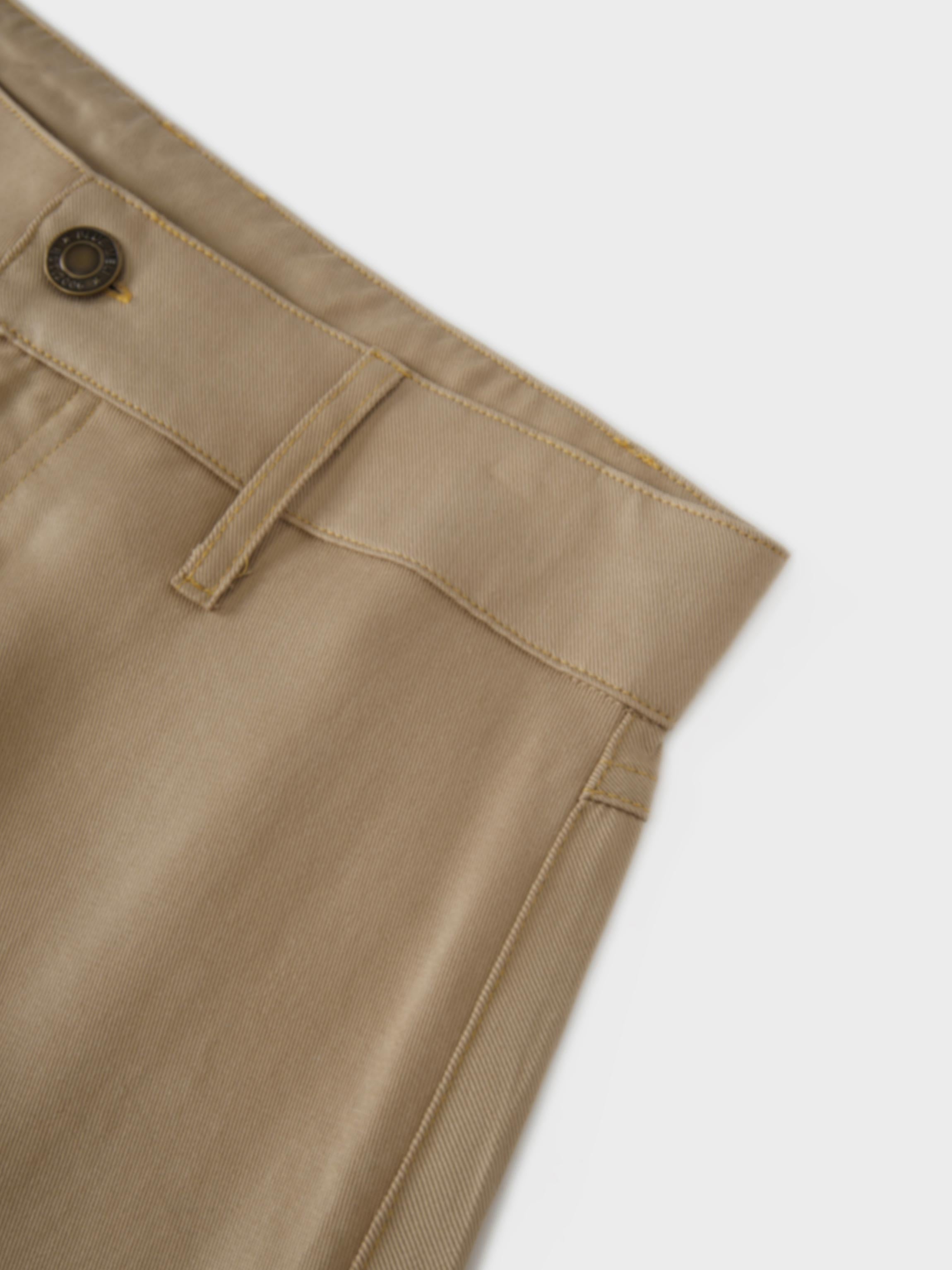 Lightweight A-Line Skirt-Tan