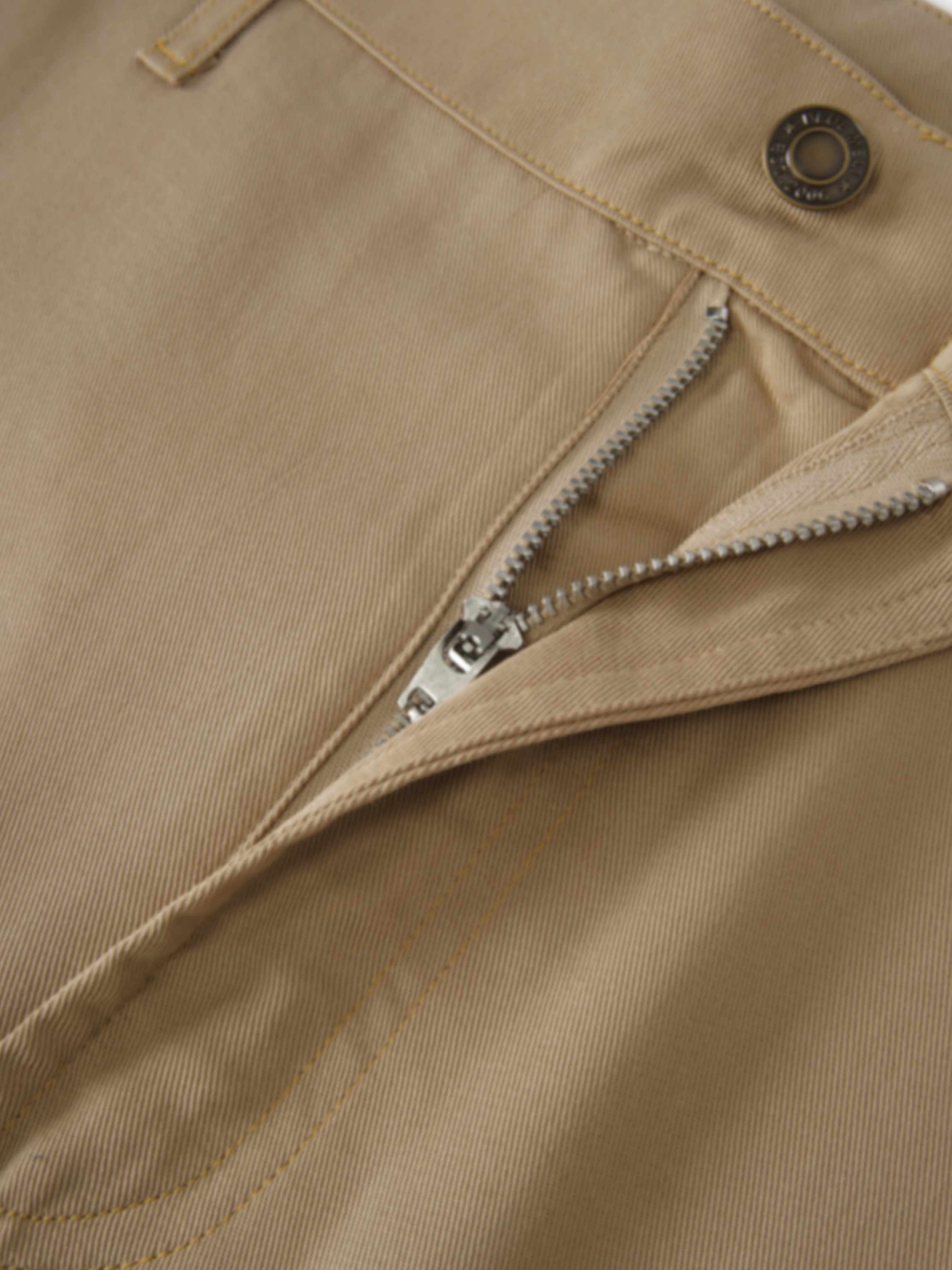 Lightweight A-Line Skirt-Tan