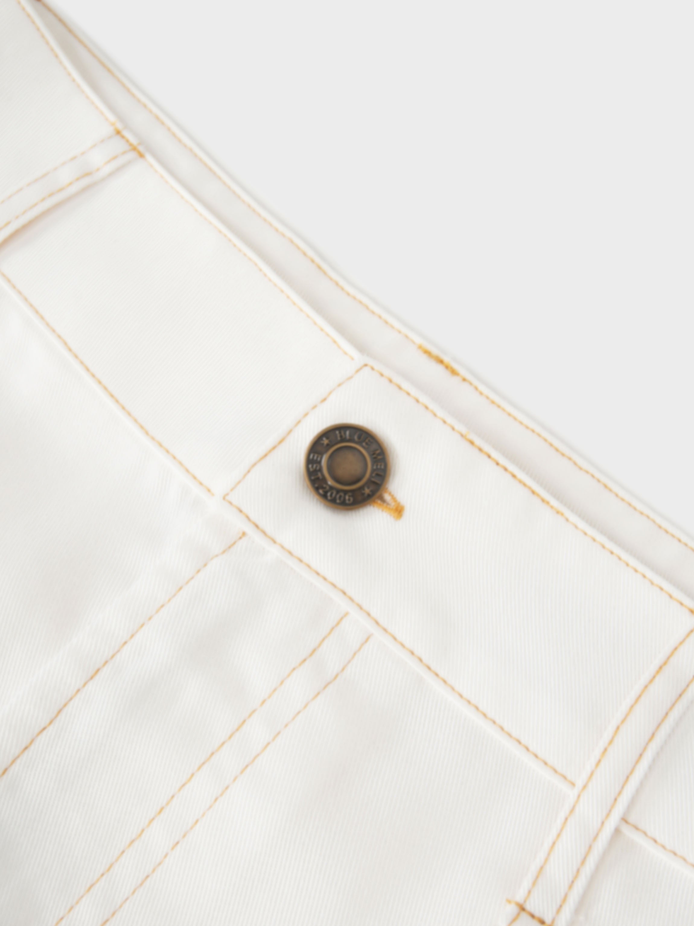 Lightweight A-Line Skirt-Solid White