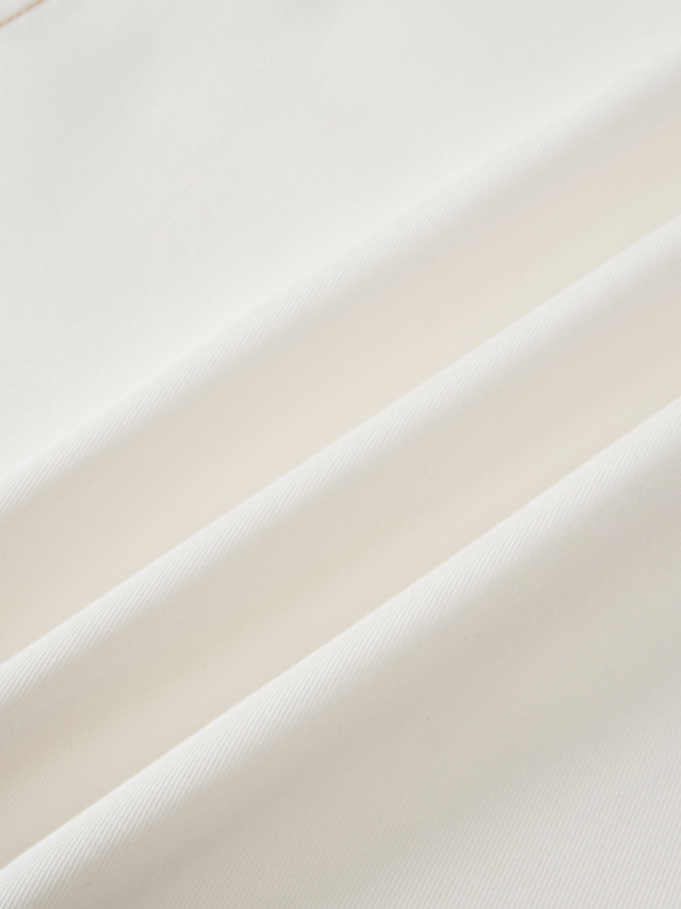 Lightweight A-Line Skirt-Solid White