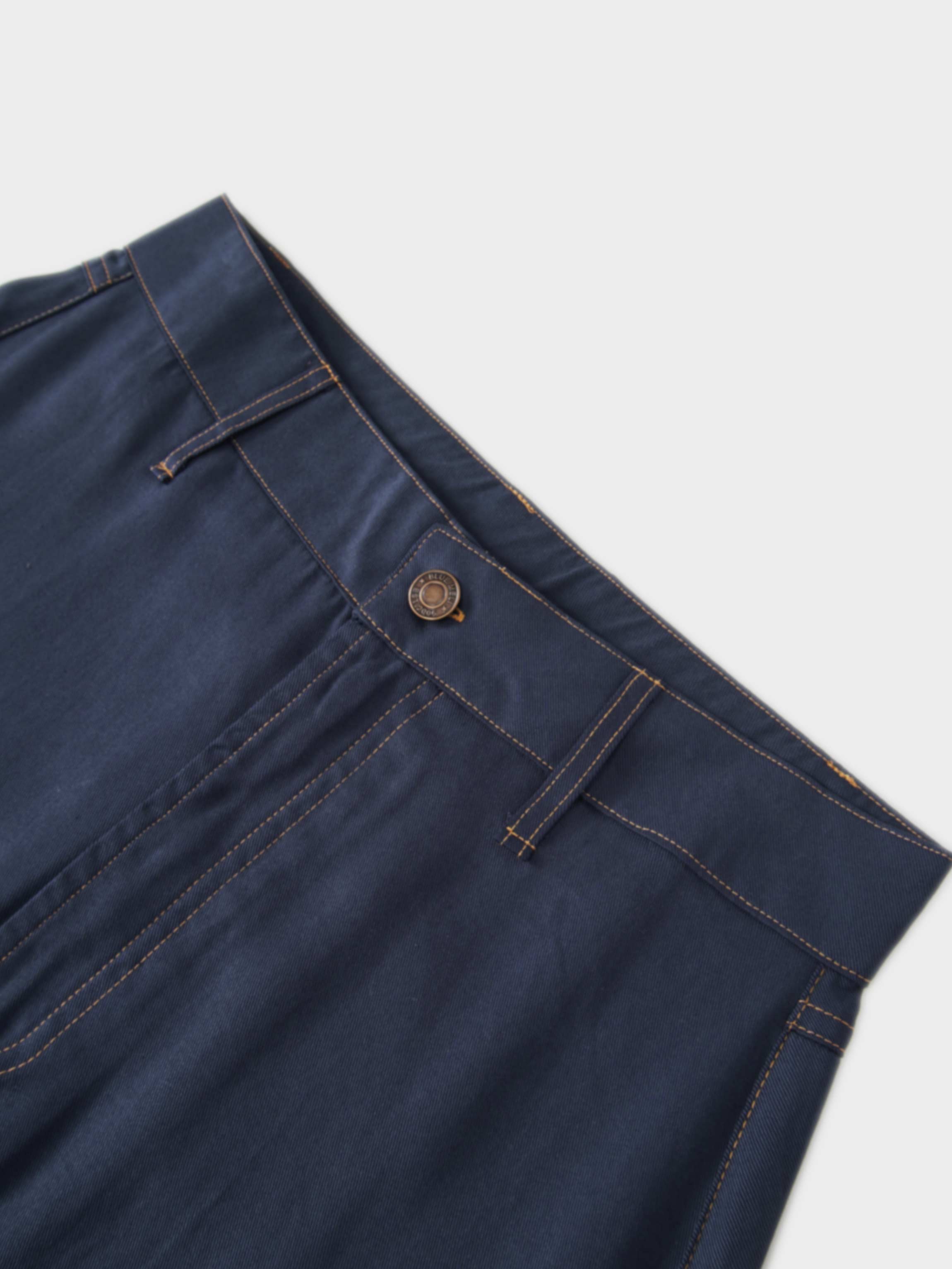 Lightweight A-Line Skirt-Navy