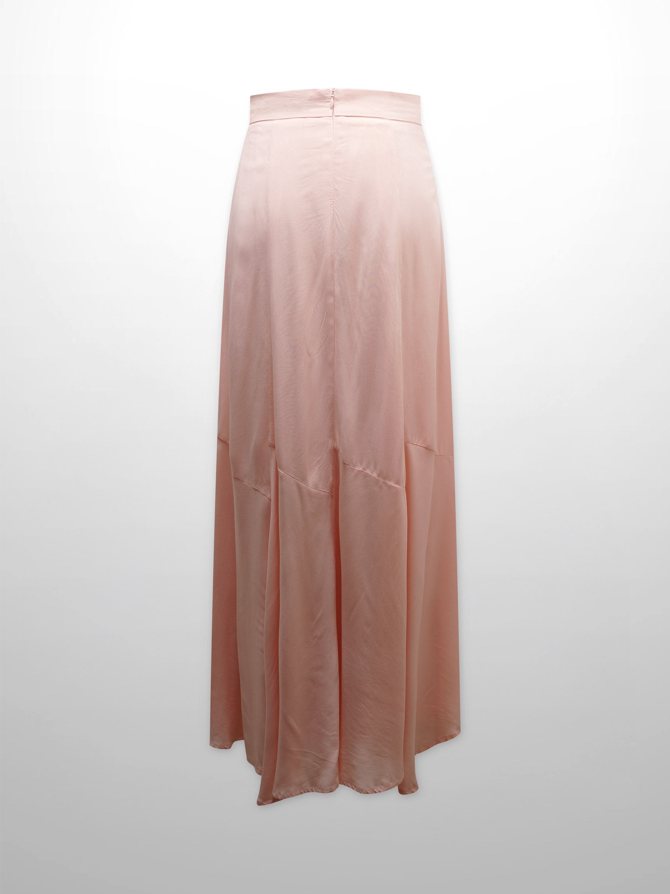 TRUMPET FLARE SKIRT-SUMMER BLUSH