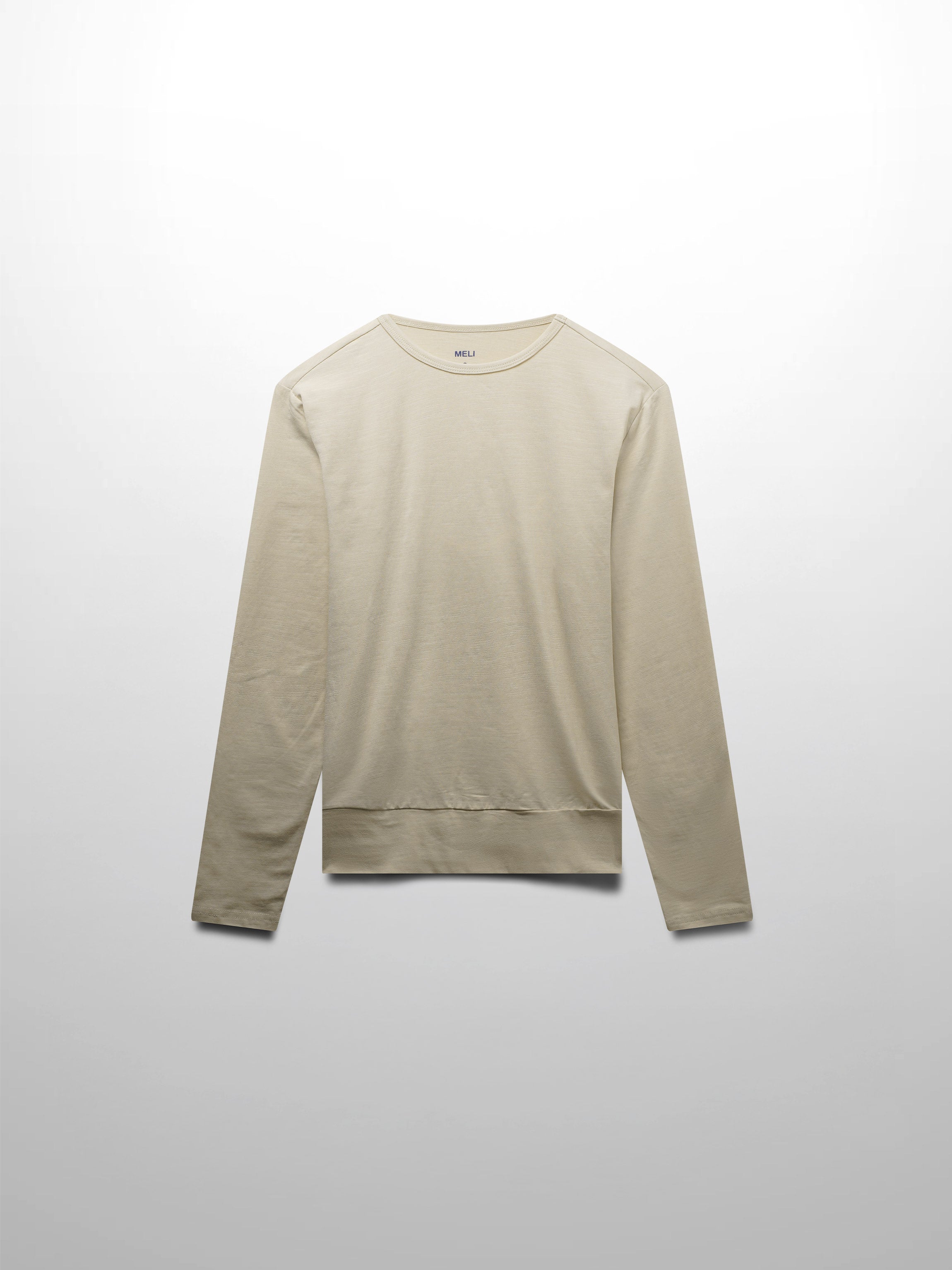 Crew Bomber Tee-Taupe
