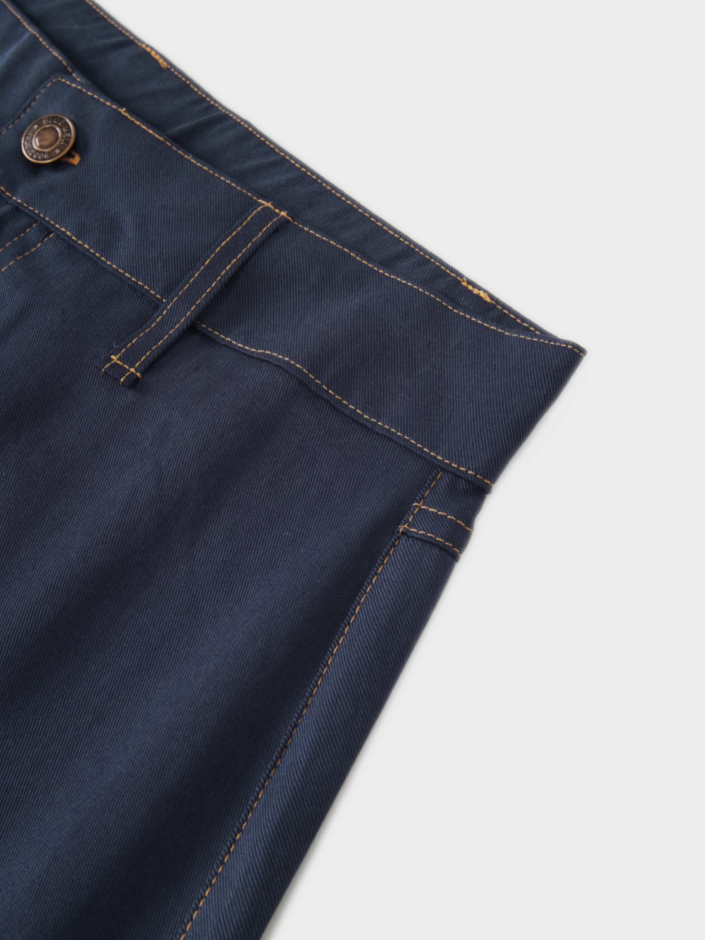 Lightweight A-Line Skirt-Navy