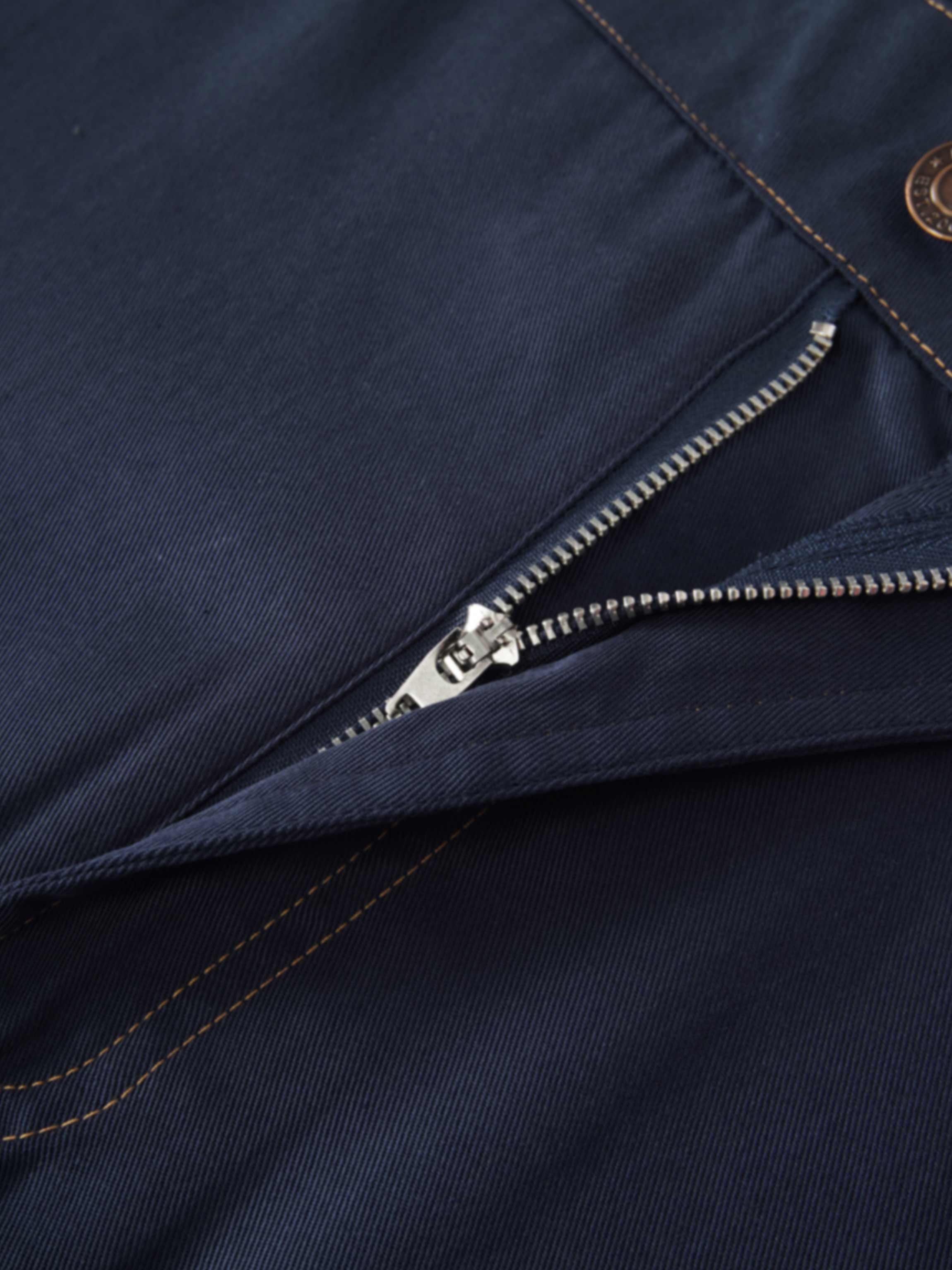 Lightweight A-Line Skirt-Navy