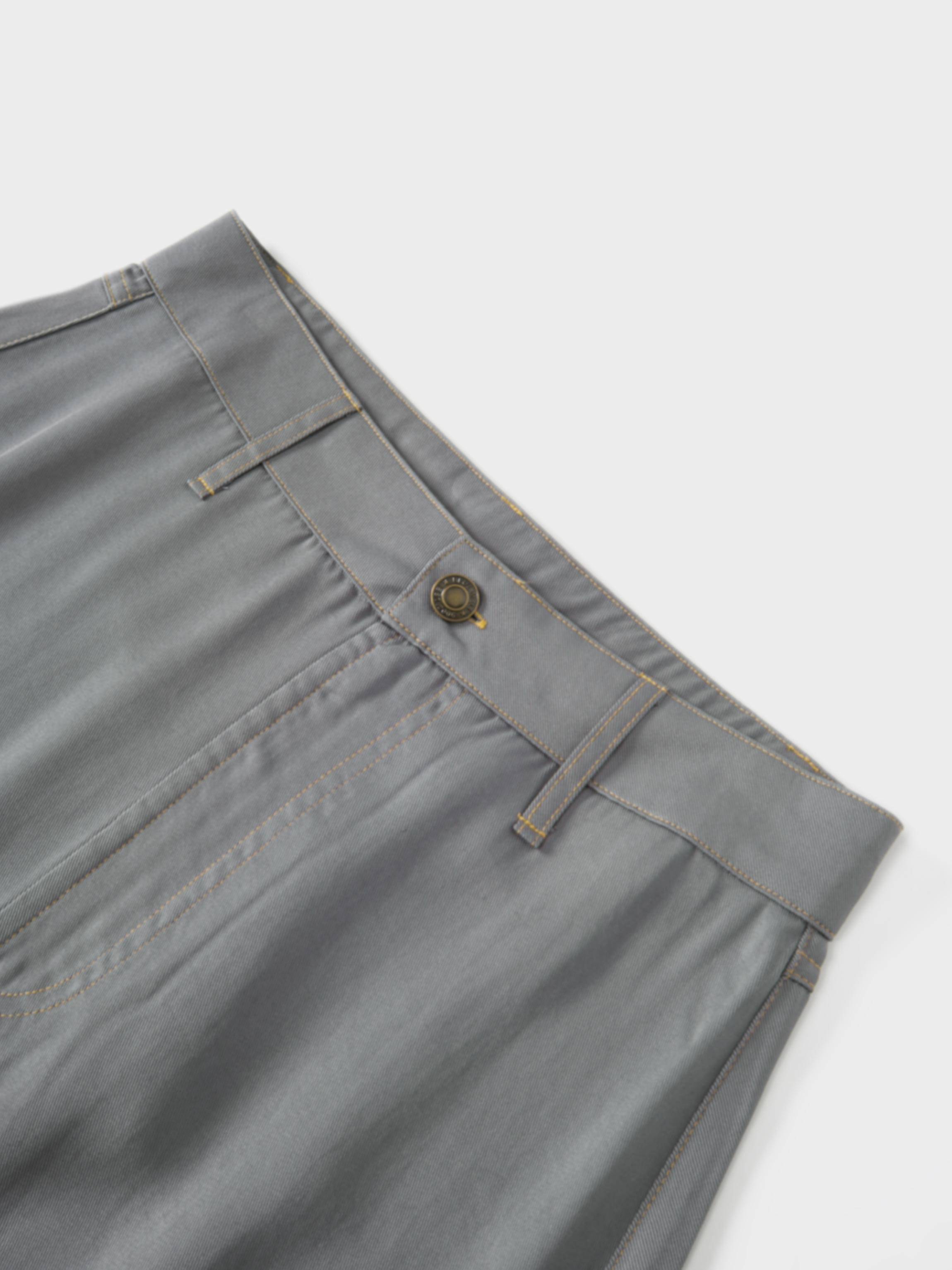 Lightweight A-Line Skirt-Grey