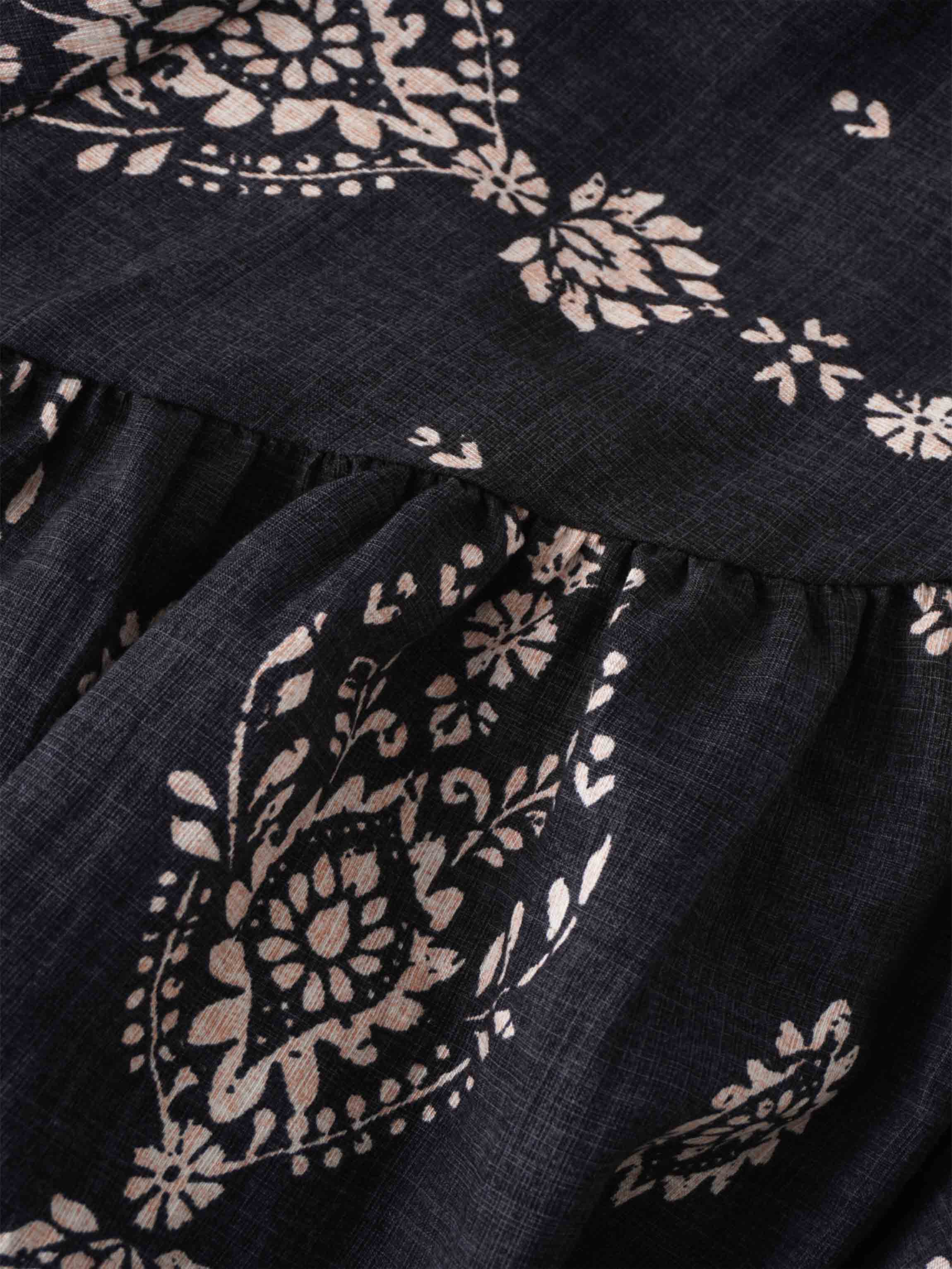 Tiered Wrap Jumper-Bandana