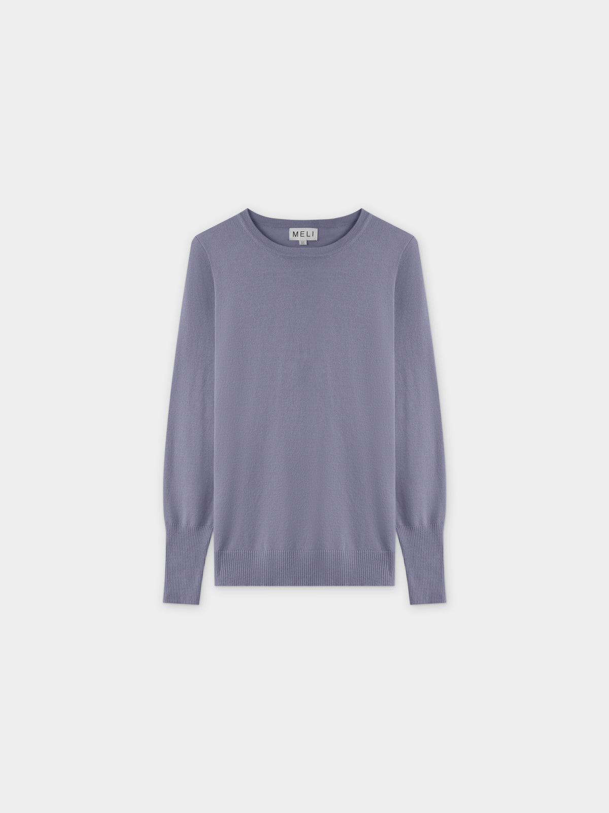 Basic Crew Sweater LS-Denim Blue