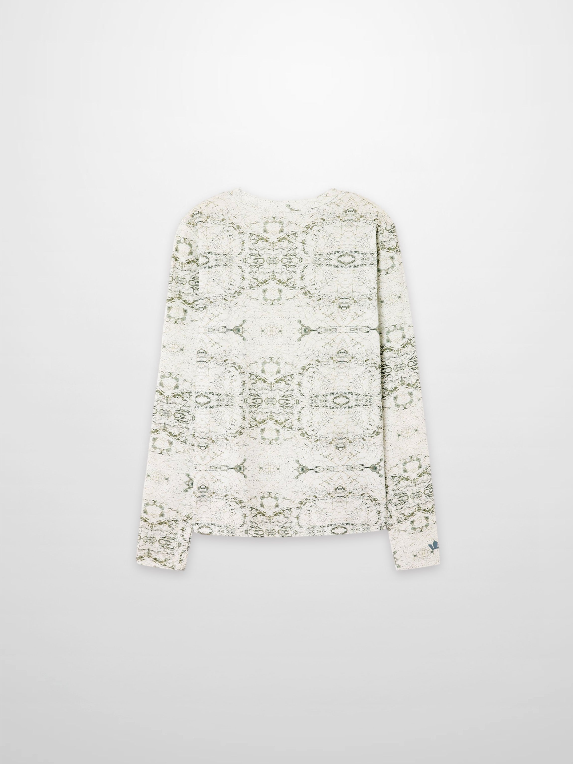 Basic Printed T-shirt-Mint World Map
