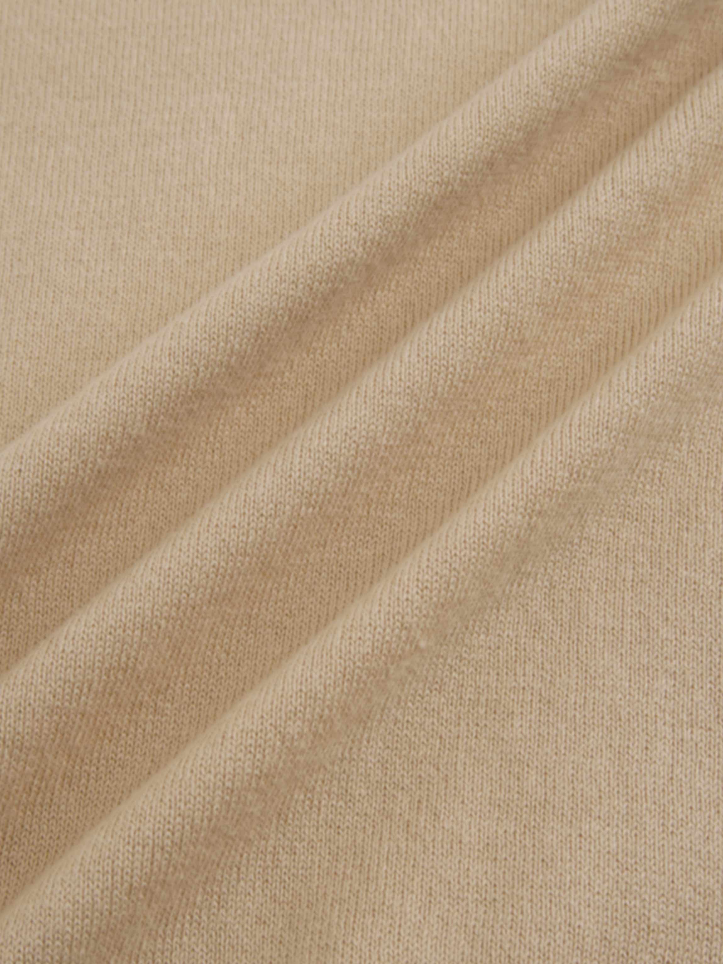 High V Lightweight Sweater-Sand