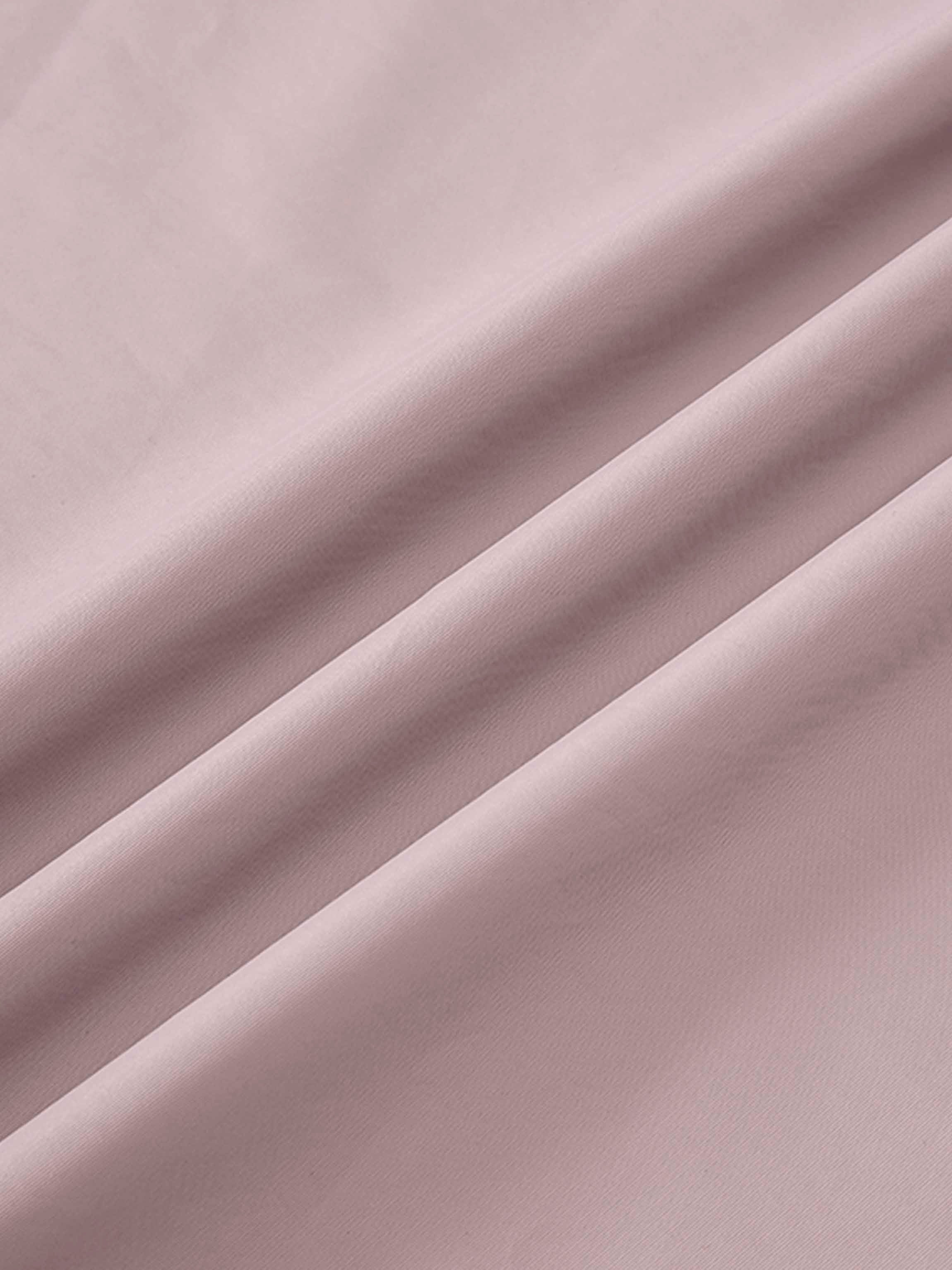 Waisted Full Taffeta Skirt-Mauve