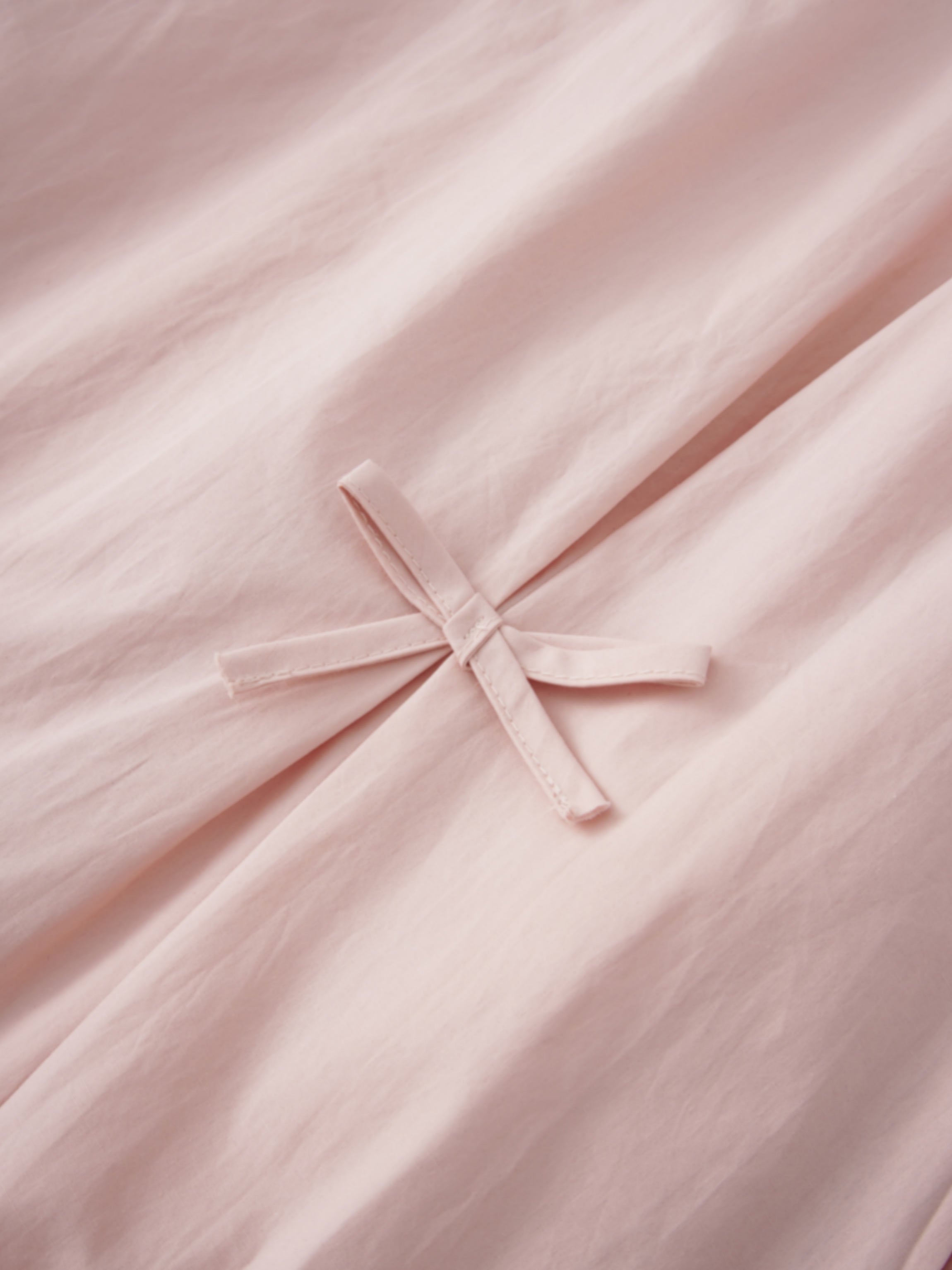 Scattered Bow Full Skirt-Pink