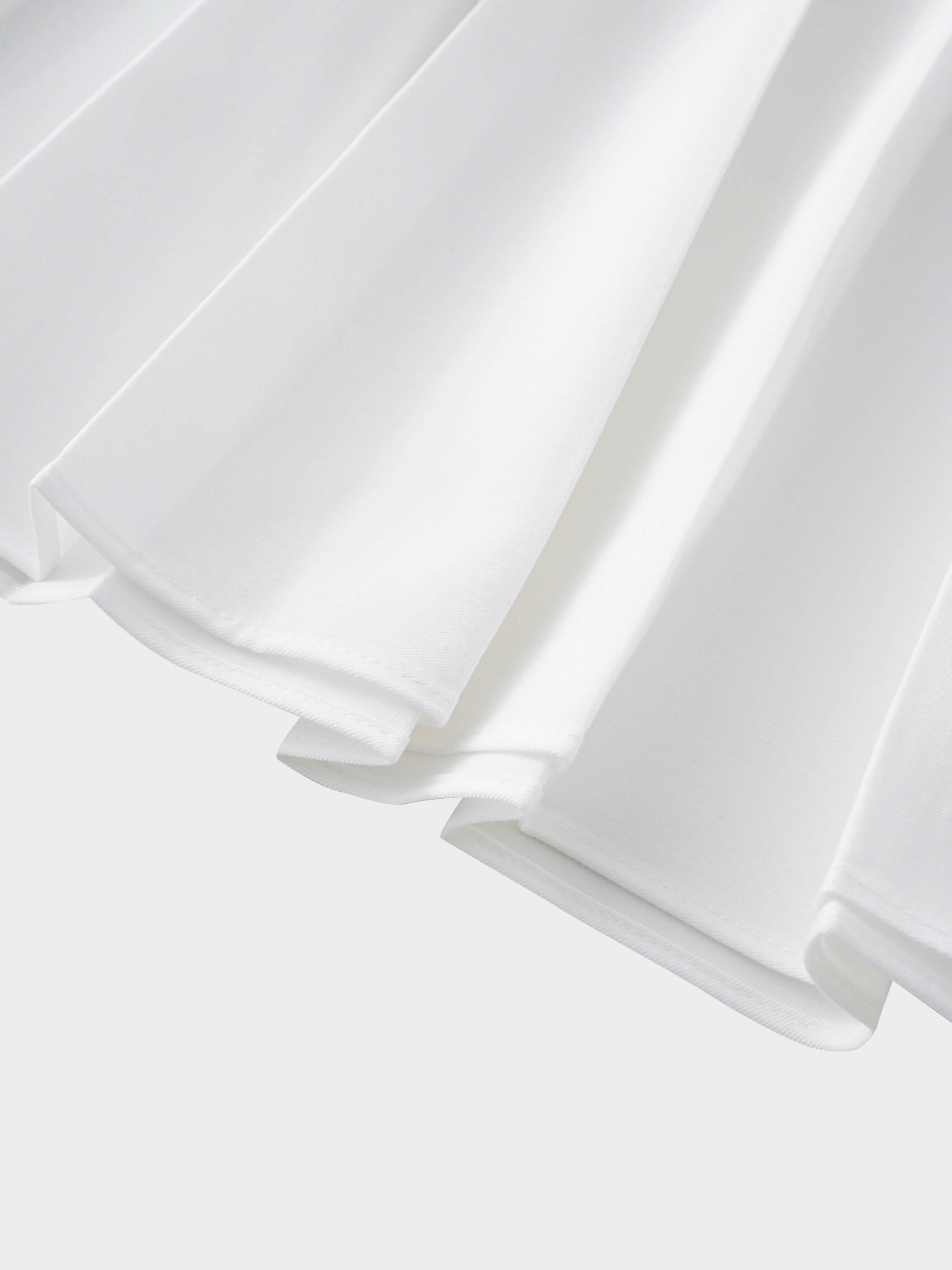 PLEATED SKIRT 35"-WHITE