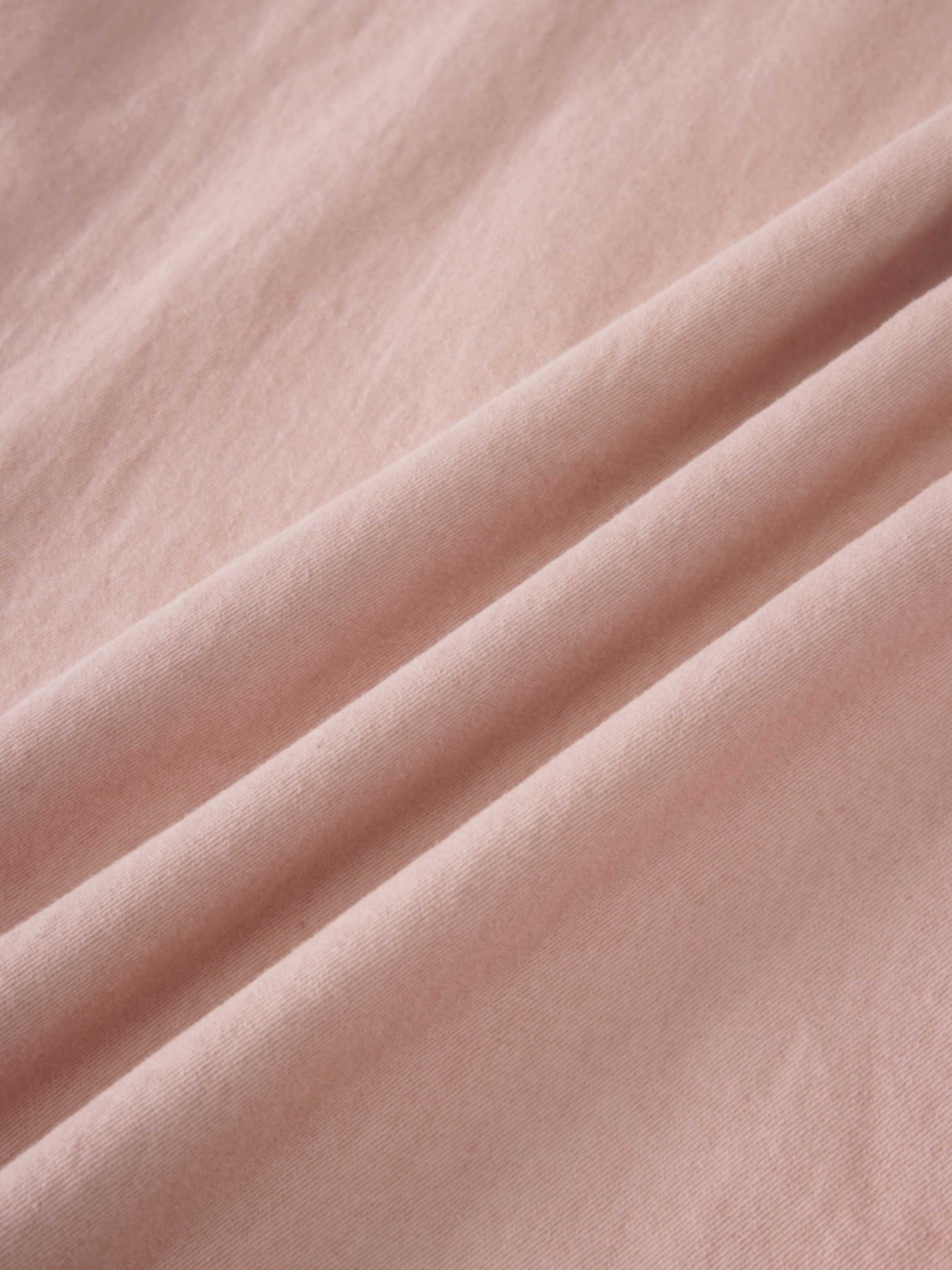 Denim Yoke Circle Skirt-Washed Pink