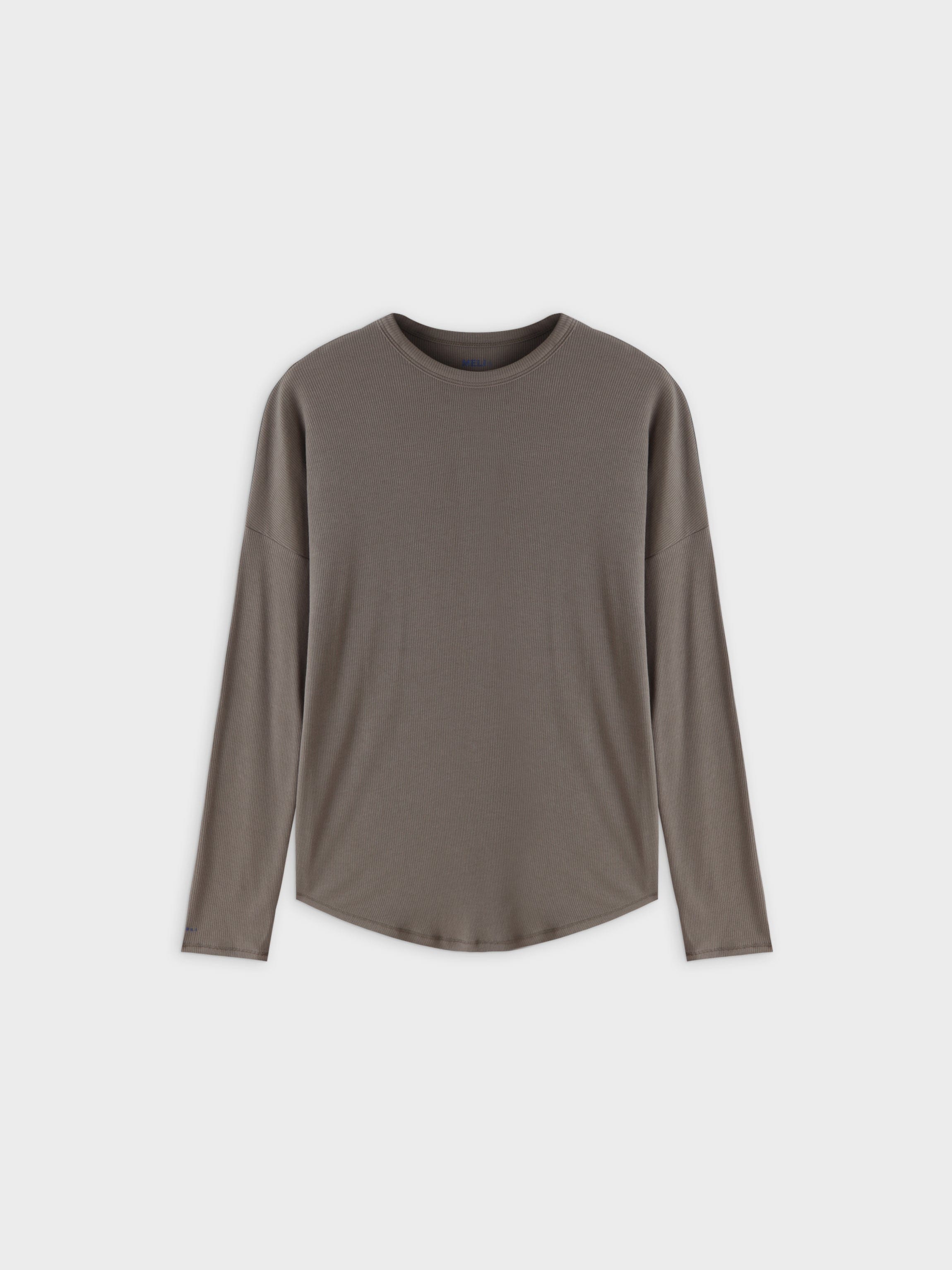 Ribbed Swing Tee-Olive