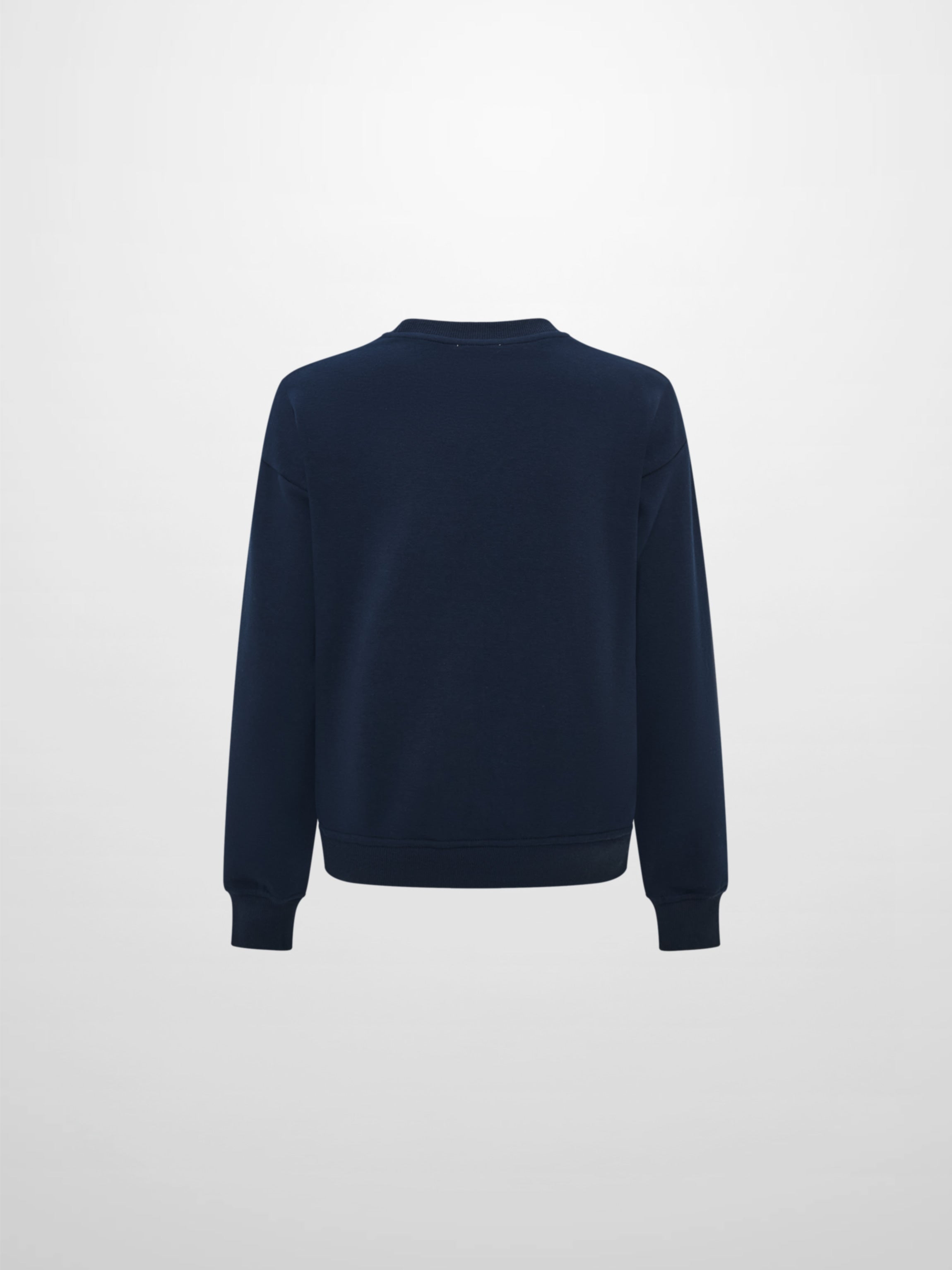 Embossed Sweatshirt - Navy