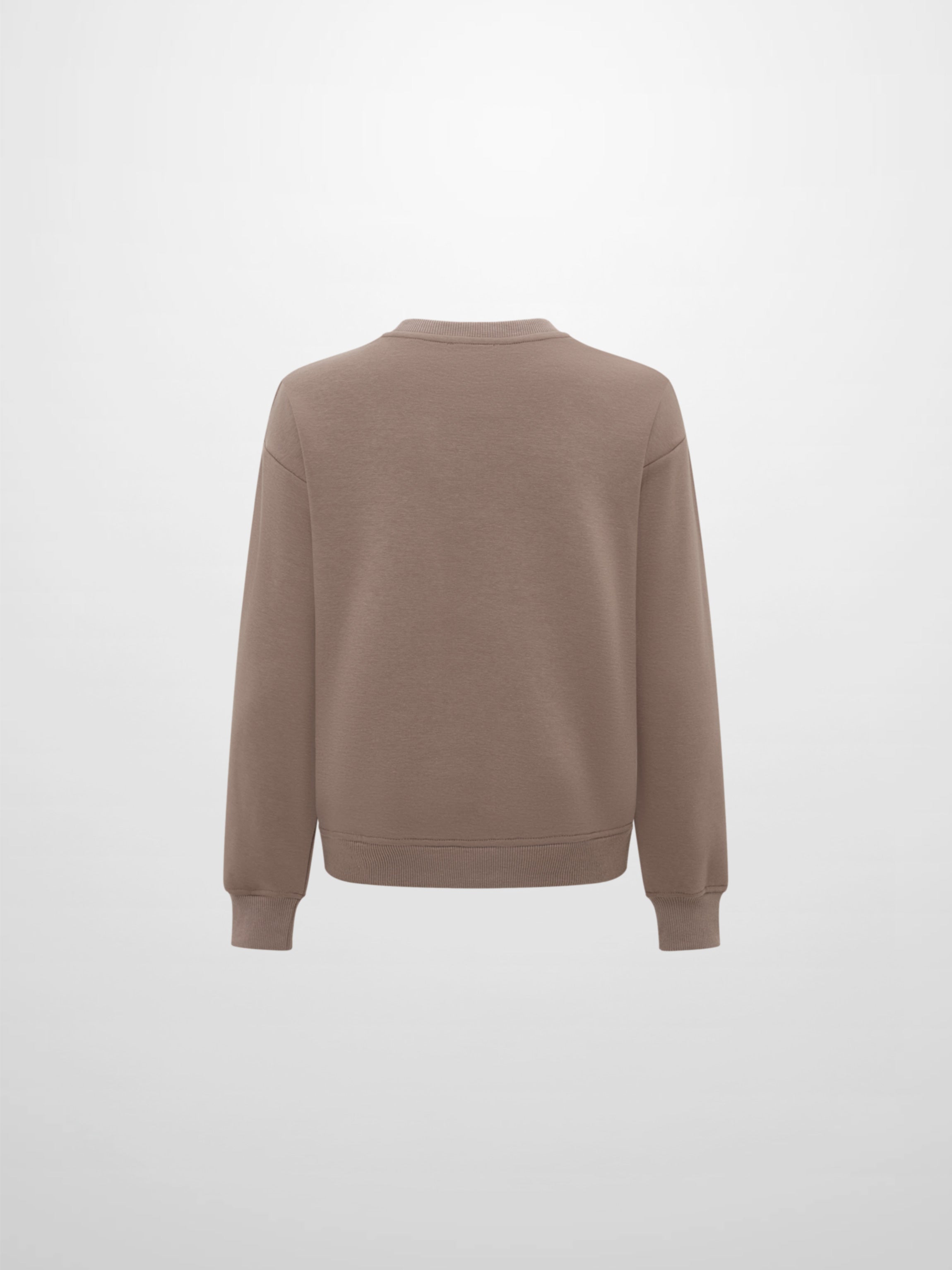 Embossed Sweatshirt - Taupe