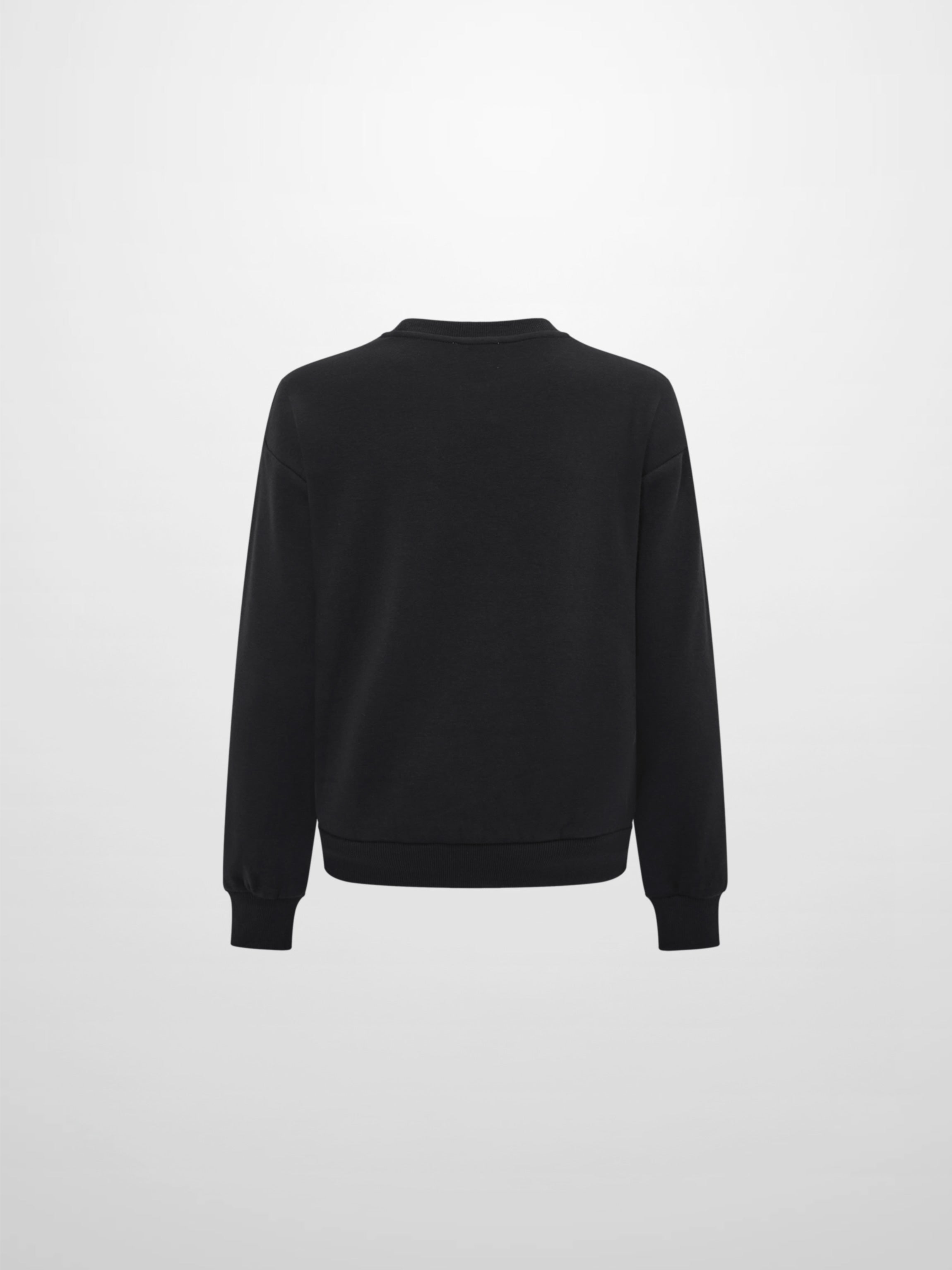Embroidered Logo Sweatshirt - Black