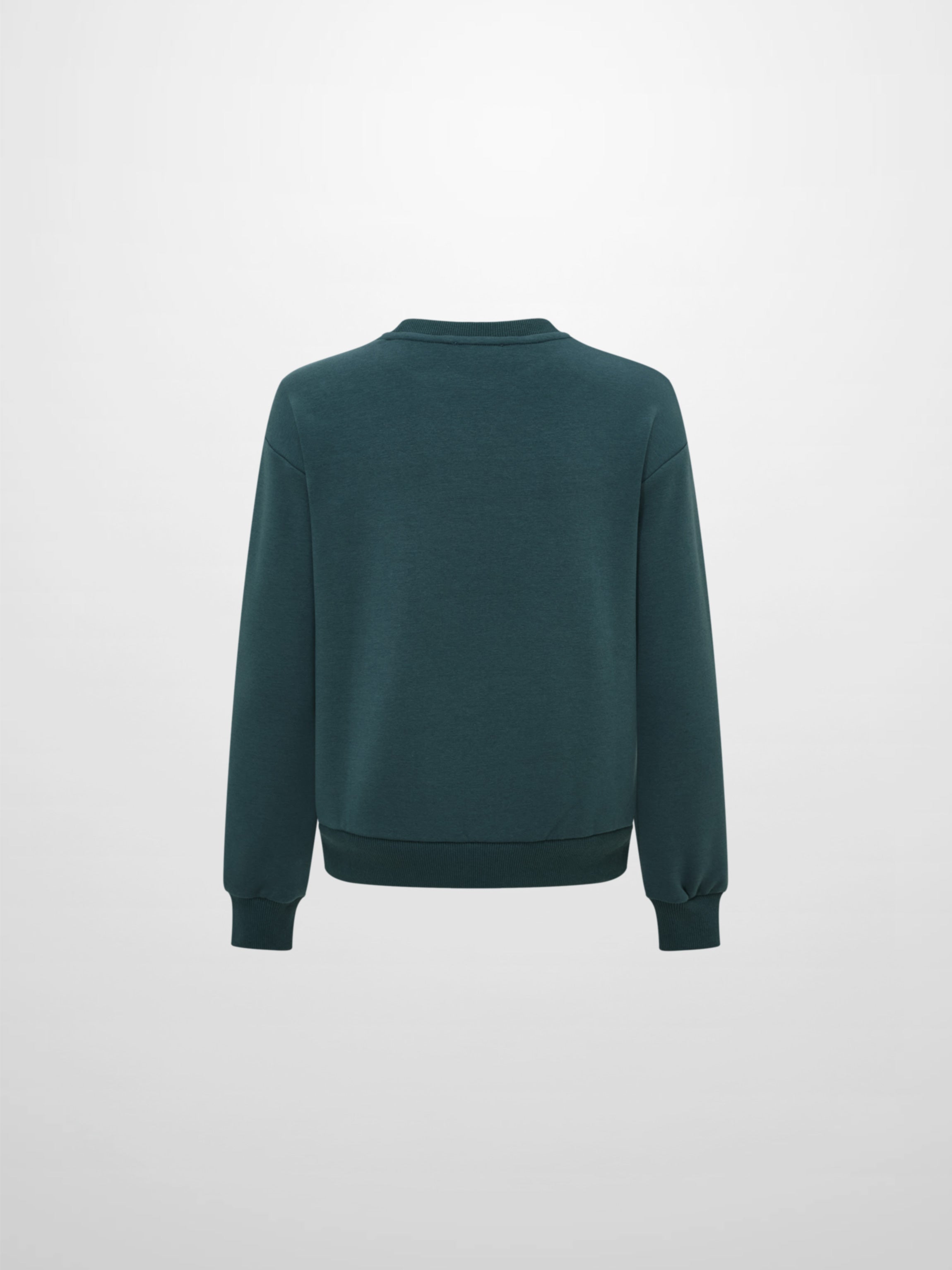 Embroidered Logo Sweatshirt - Teal