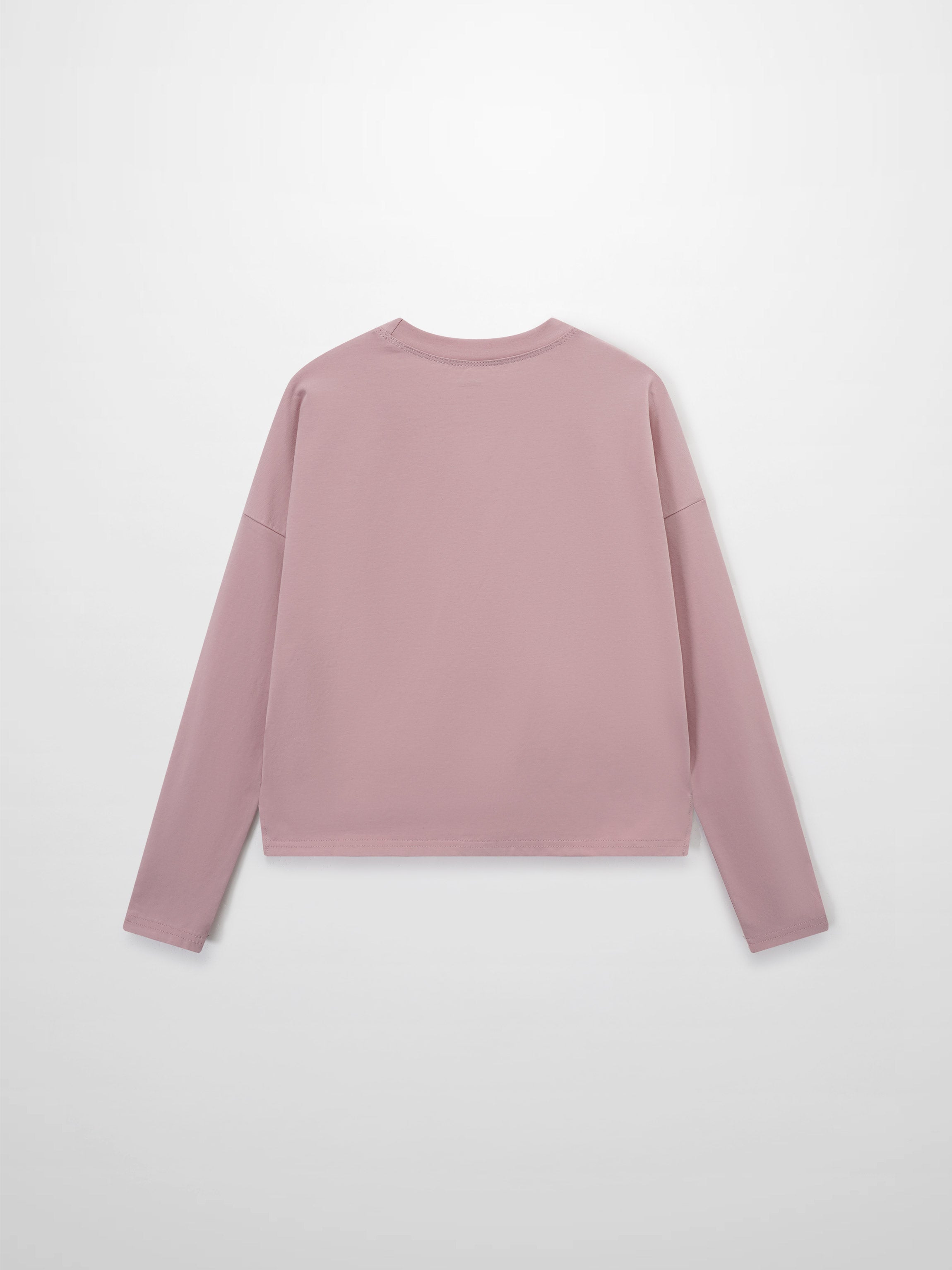 Cropped Boxy Tee-Mauve