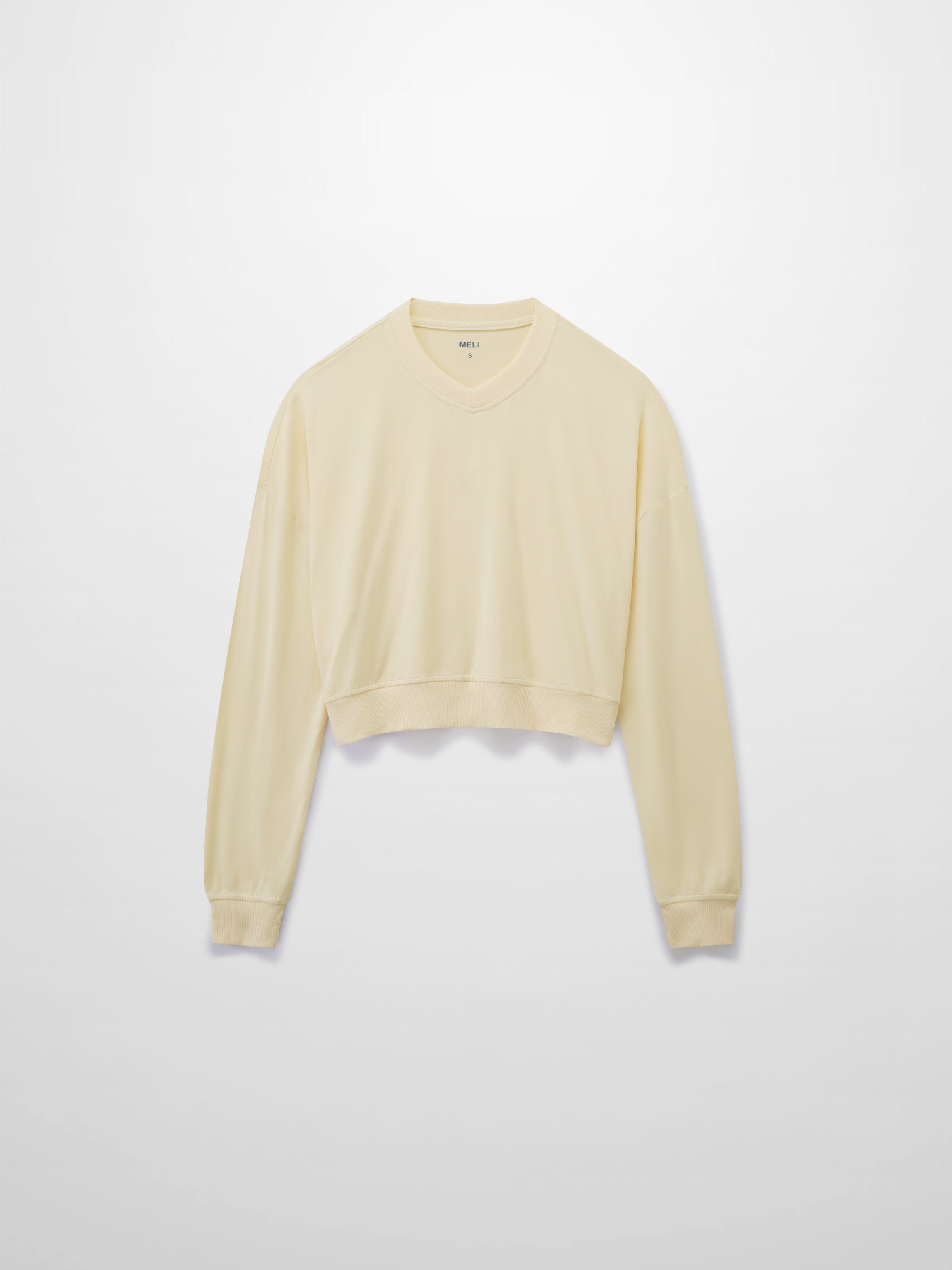 Cropped Tee-Ivory
