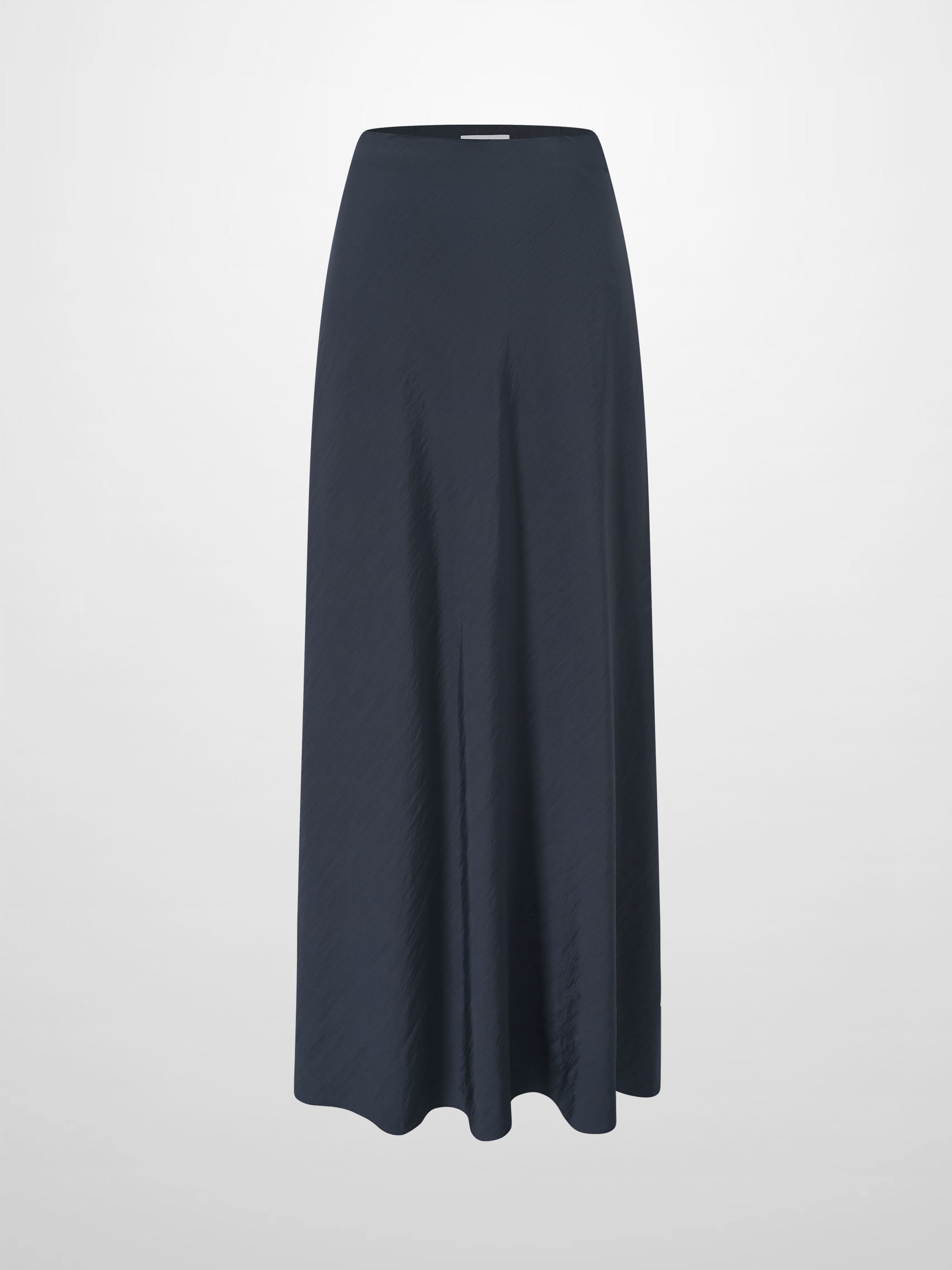 Crinkle Skirt 37"-Navy