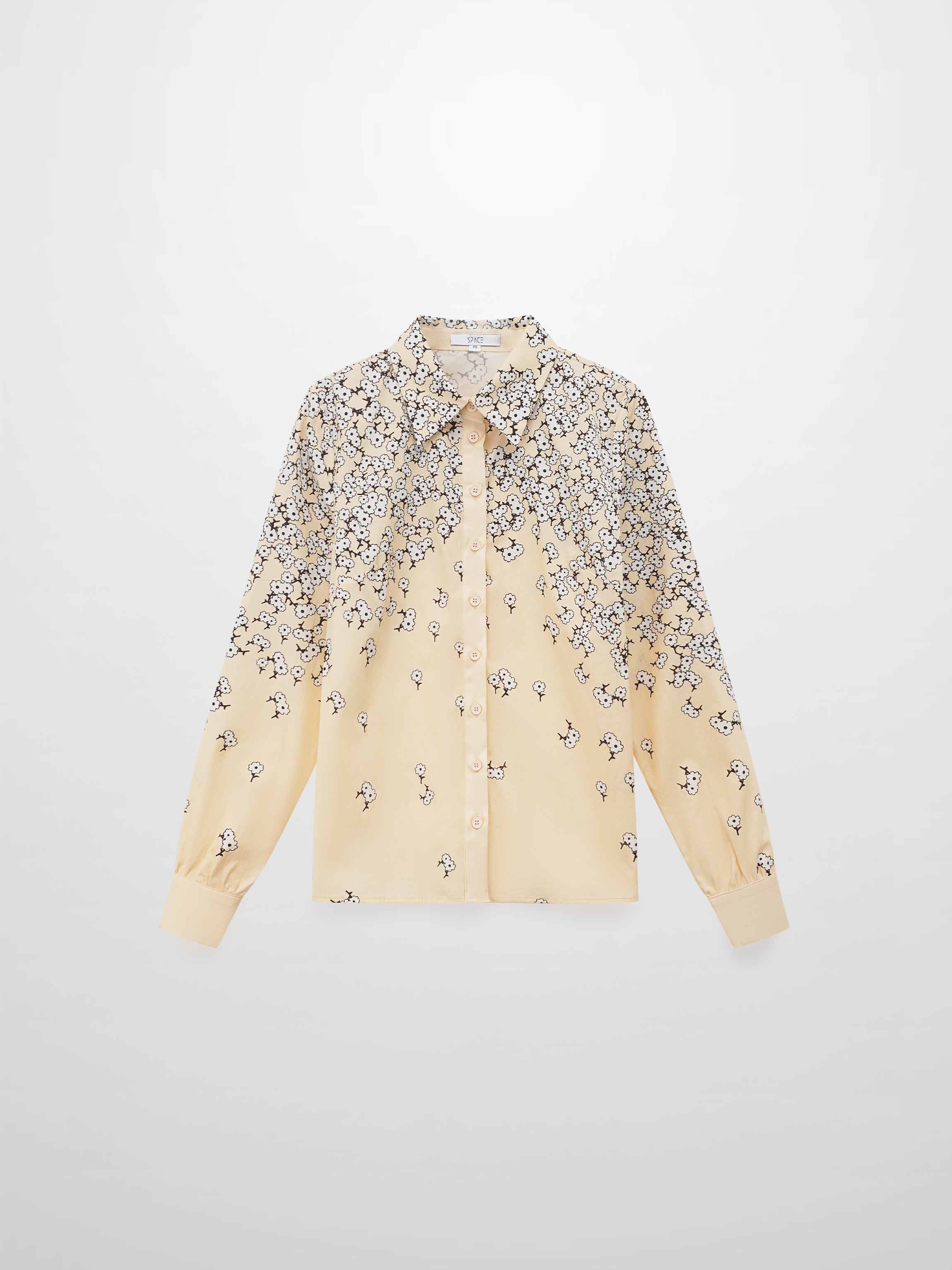 Ombre Flower Blouse-Peach