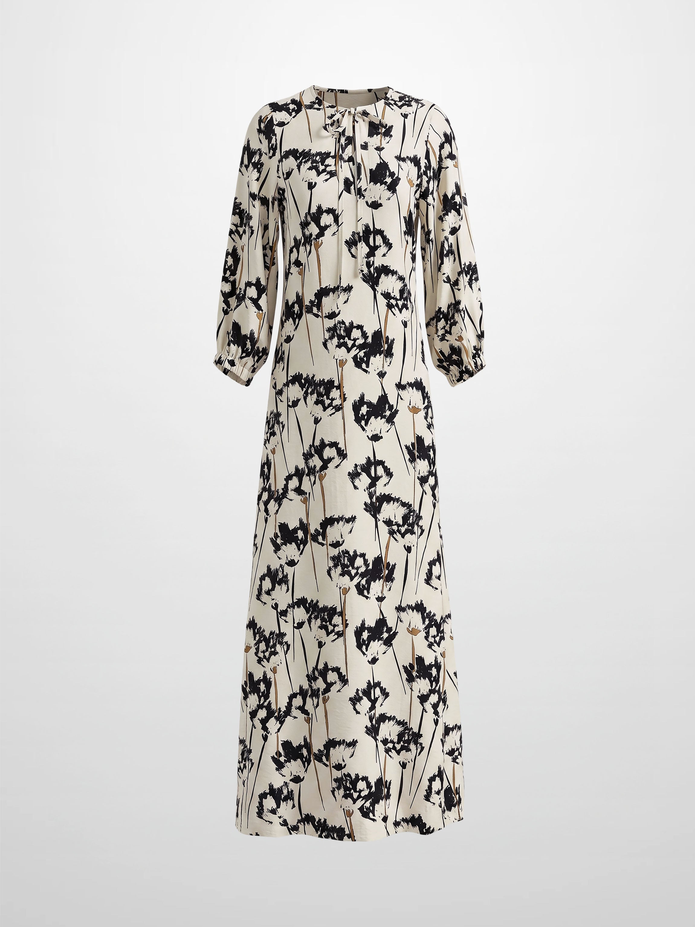 Neck Tie Boho Dress-Wish Flower