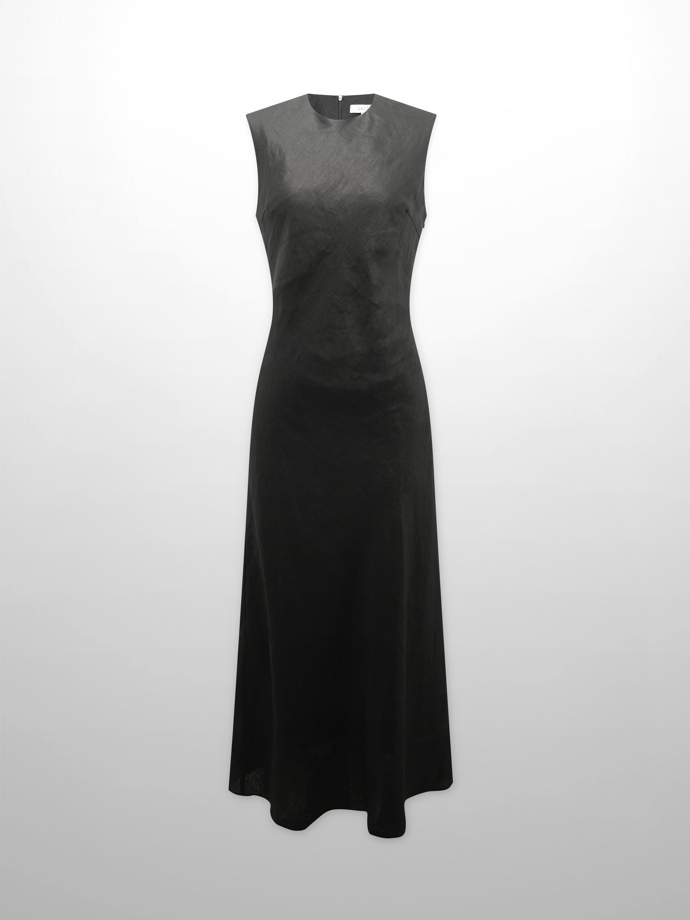 Women’s Linen A-Line Slip Maxi Dress – Sleeveless Flowy Silhouette - Size L