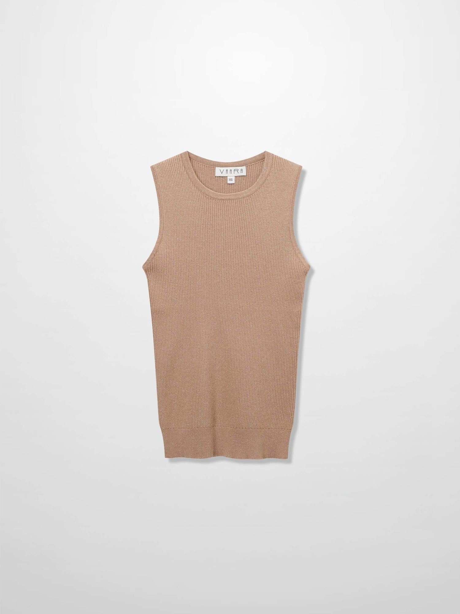 Lurex Sleeveless Sweater-Neutral
