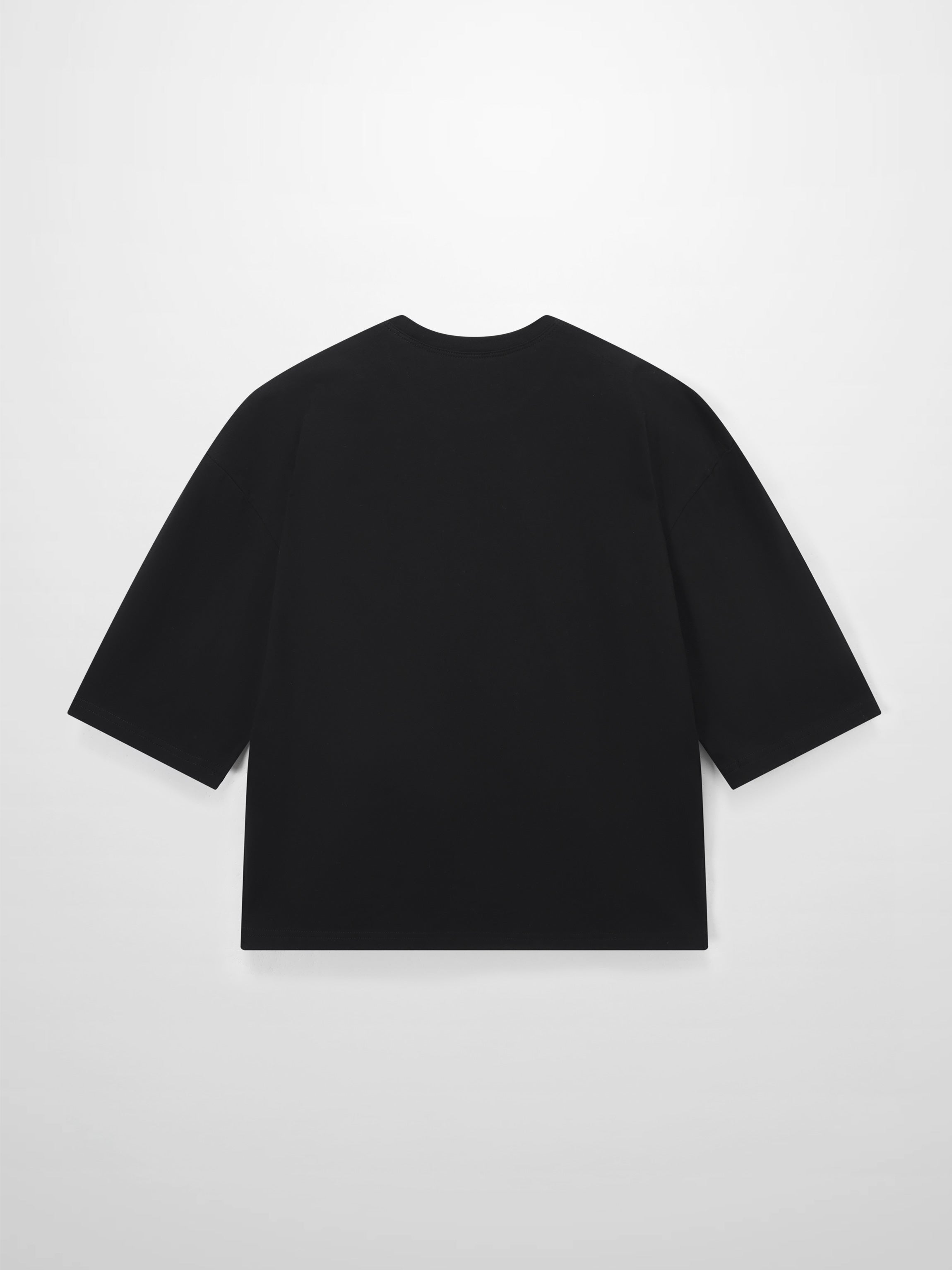 Wide Sleeve Tee-Black