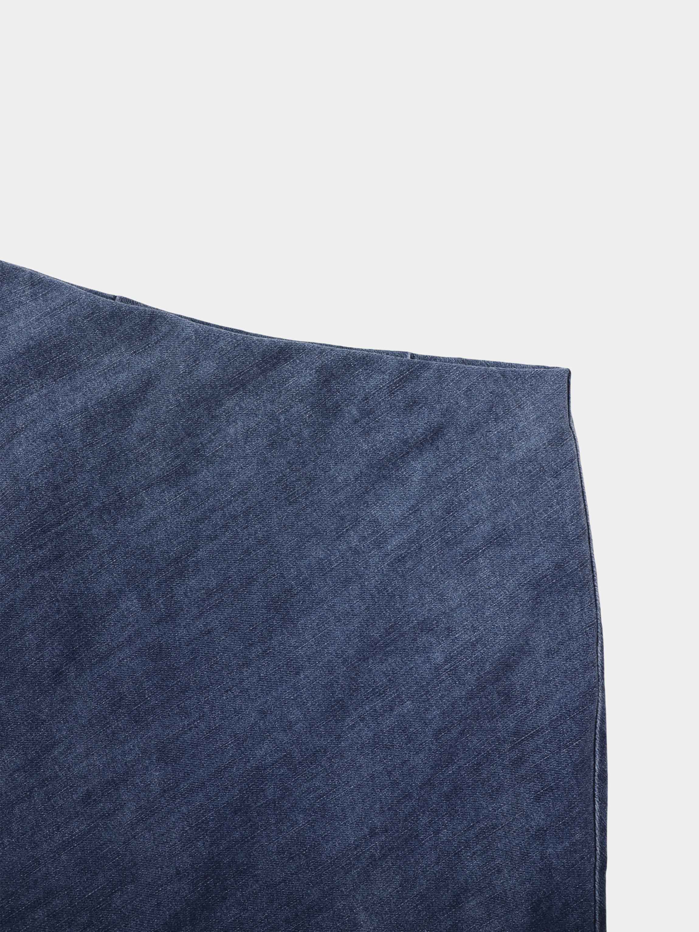 Classic Denim Skirt 37"-Medium Blue
