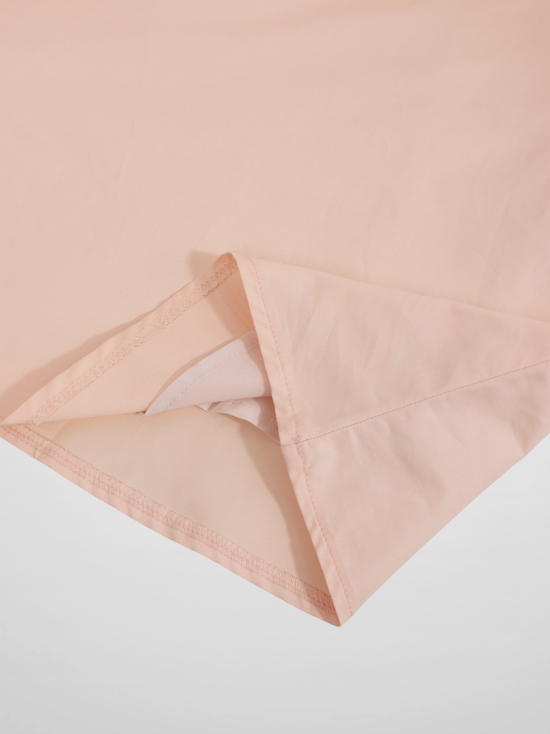 Pleated Waist Jumper-Peach