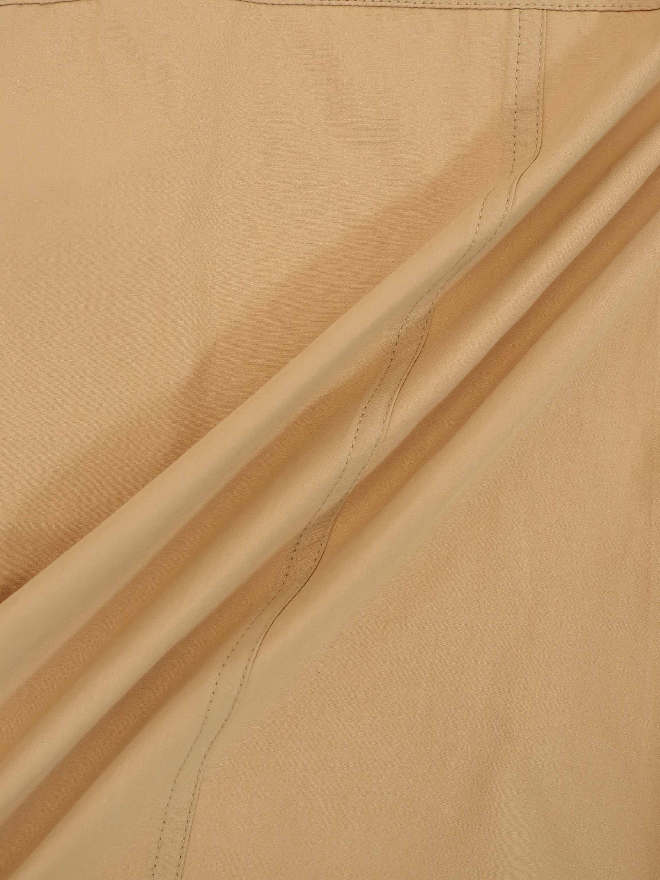 Cotton Crop Blouse-Sand