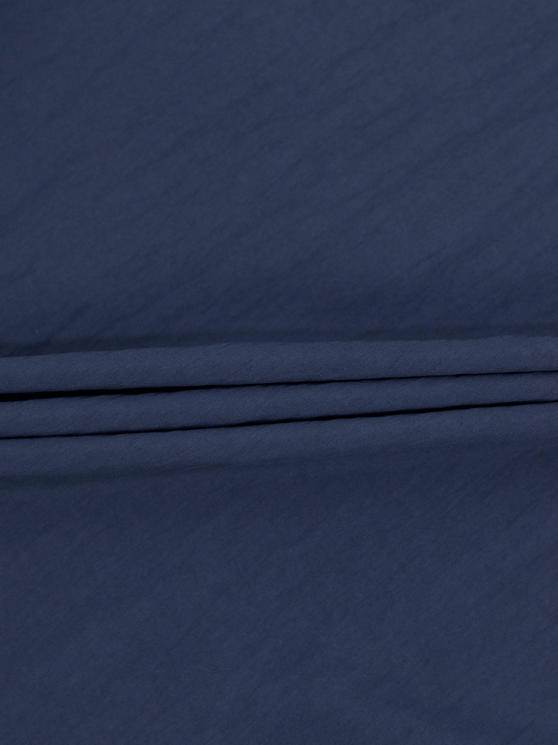 Boxy Dolman Sleeve Crinkle Blouse-Navy