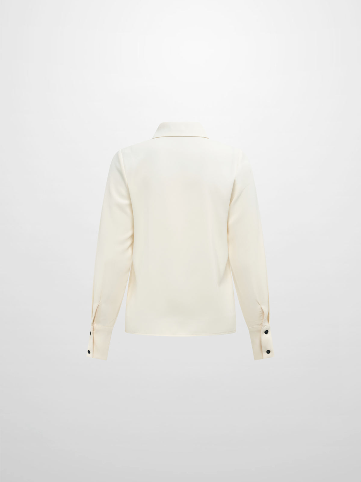 Half Pleat Oversized Blouse - Cream