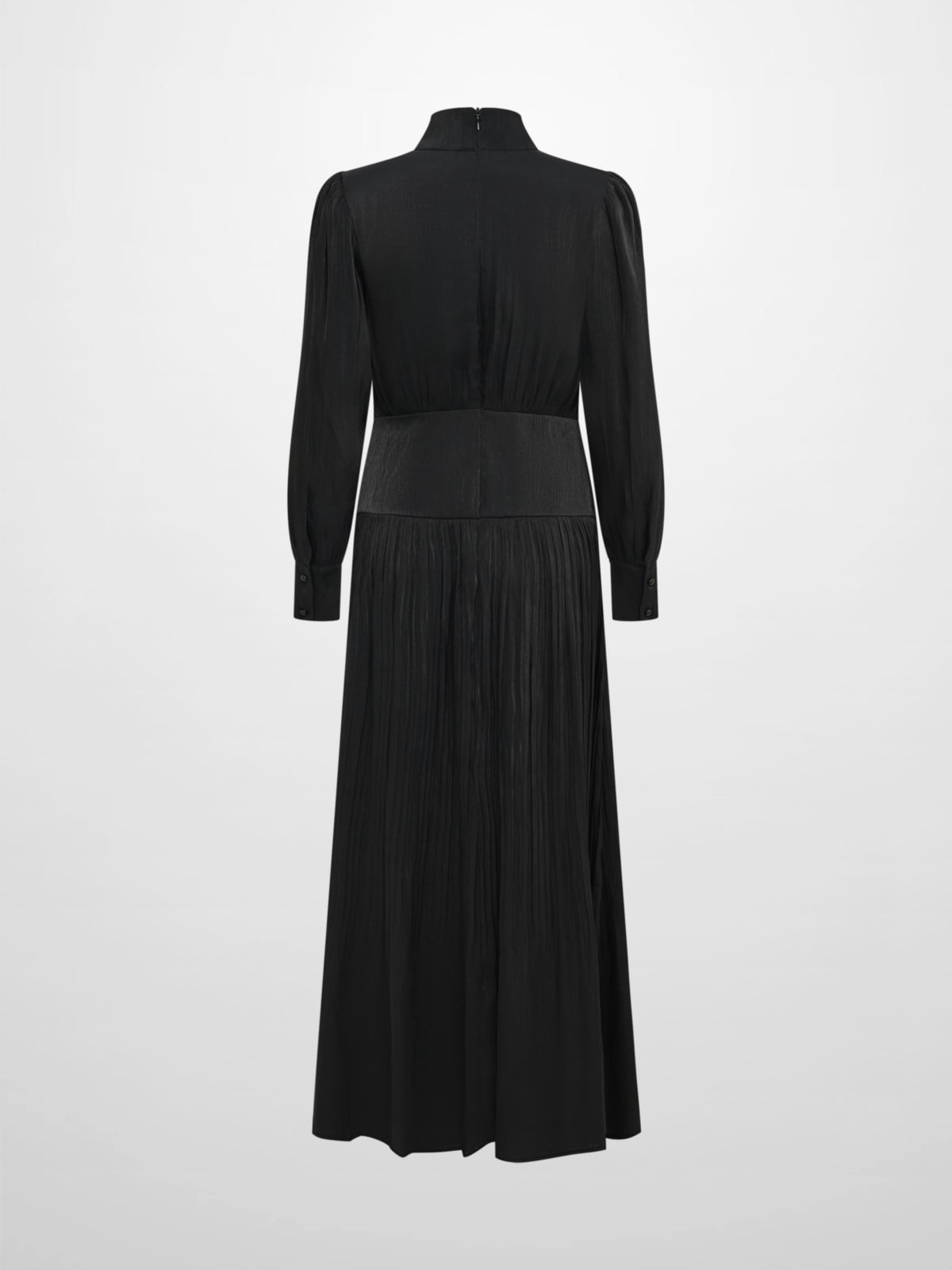 Embellished Yoke Dress - Black