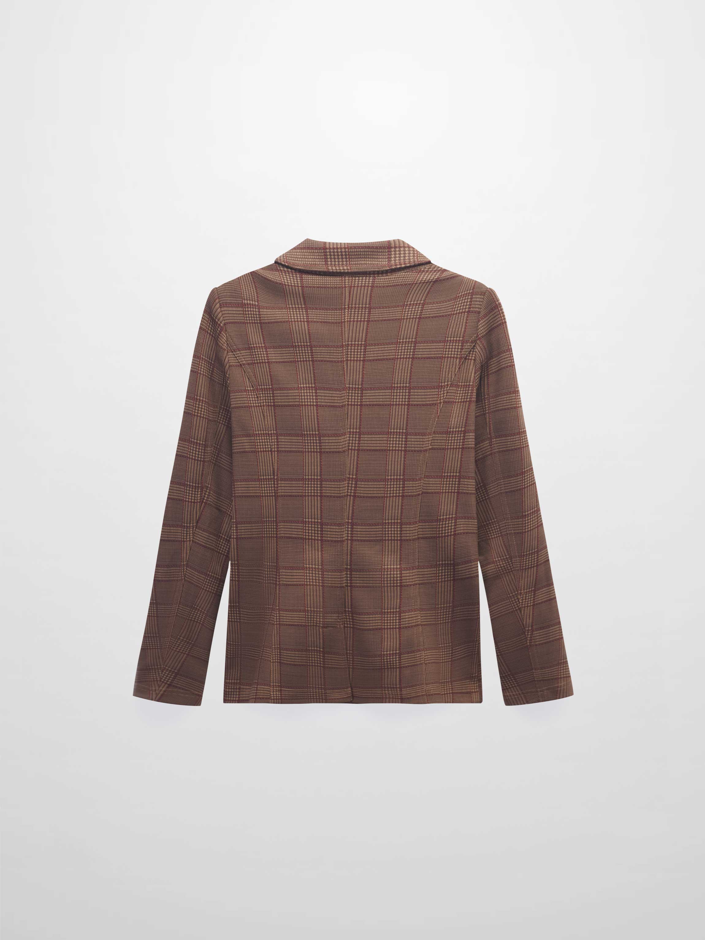 Blazer-Brown Plaid