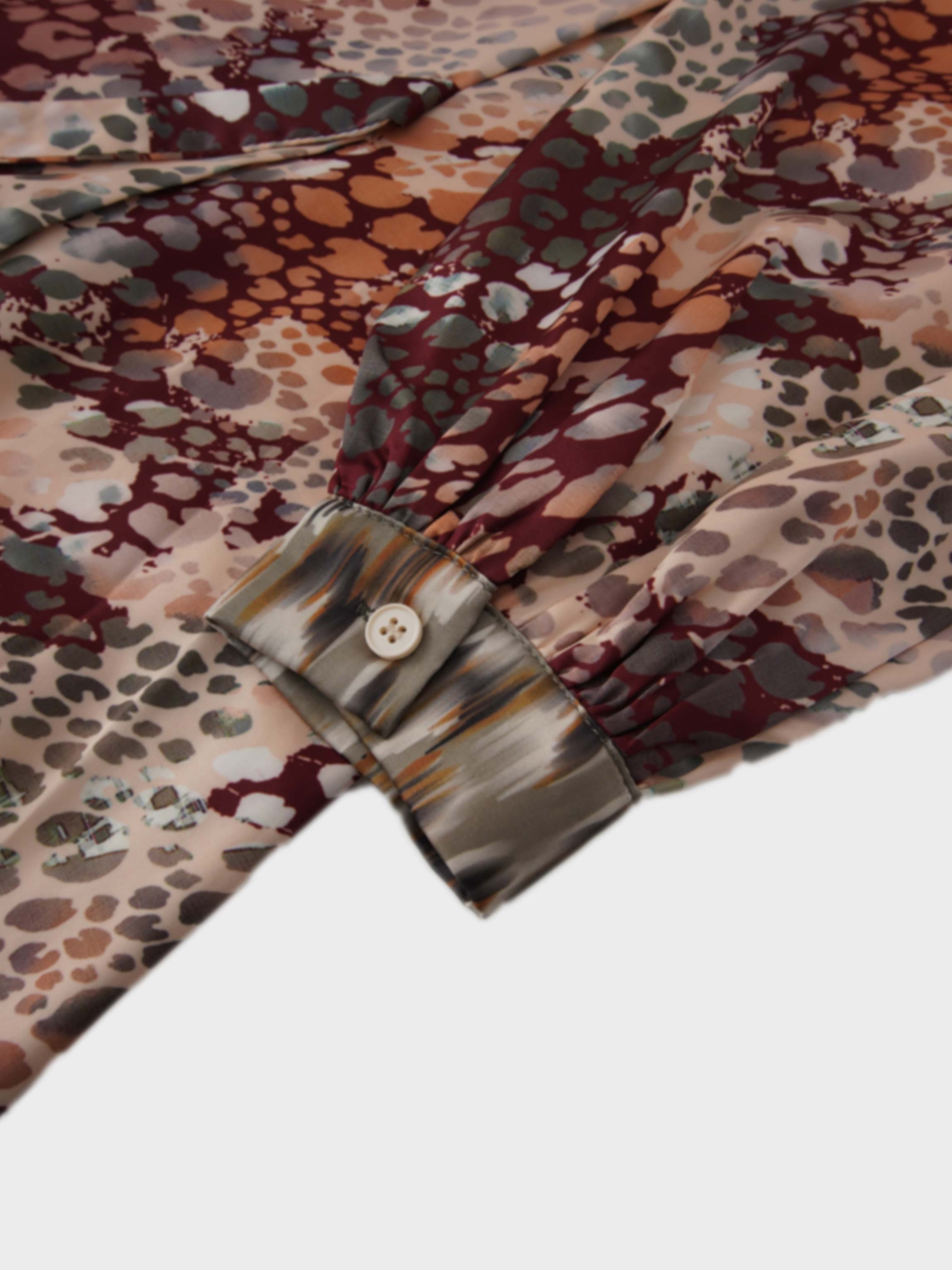 High Low Belted Dress-Animal Print