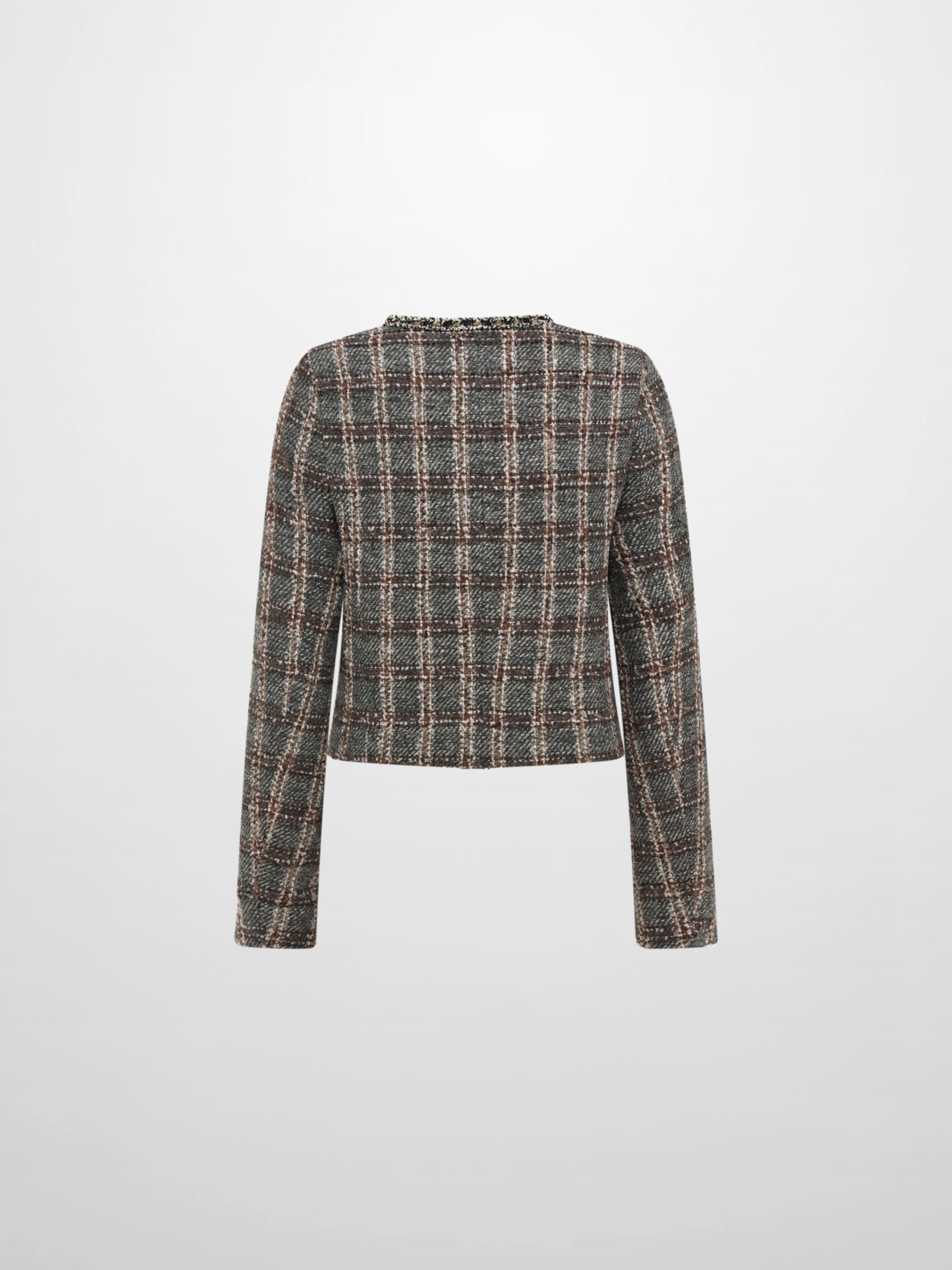 Boucle Jacket - Grey