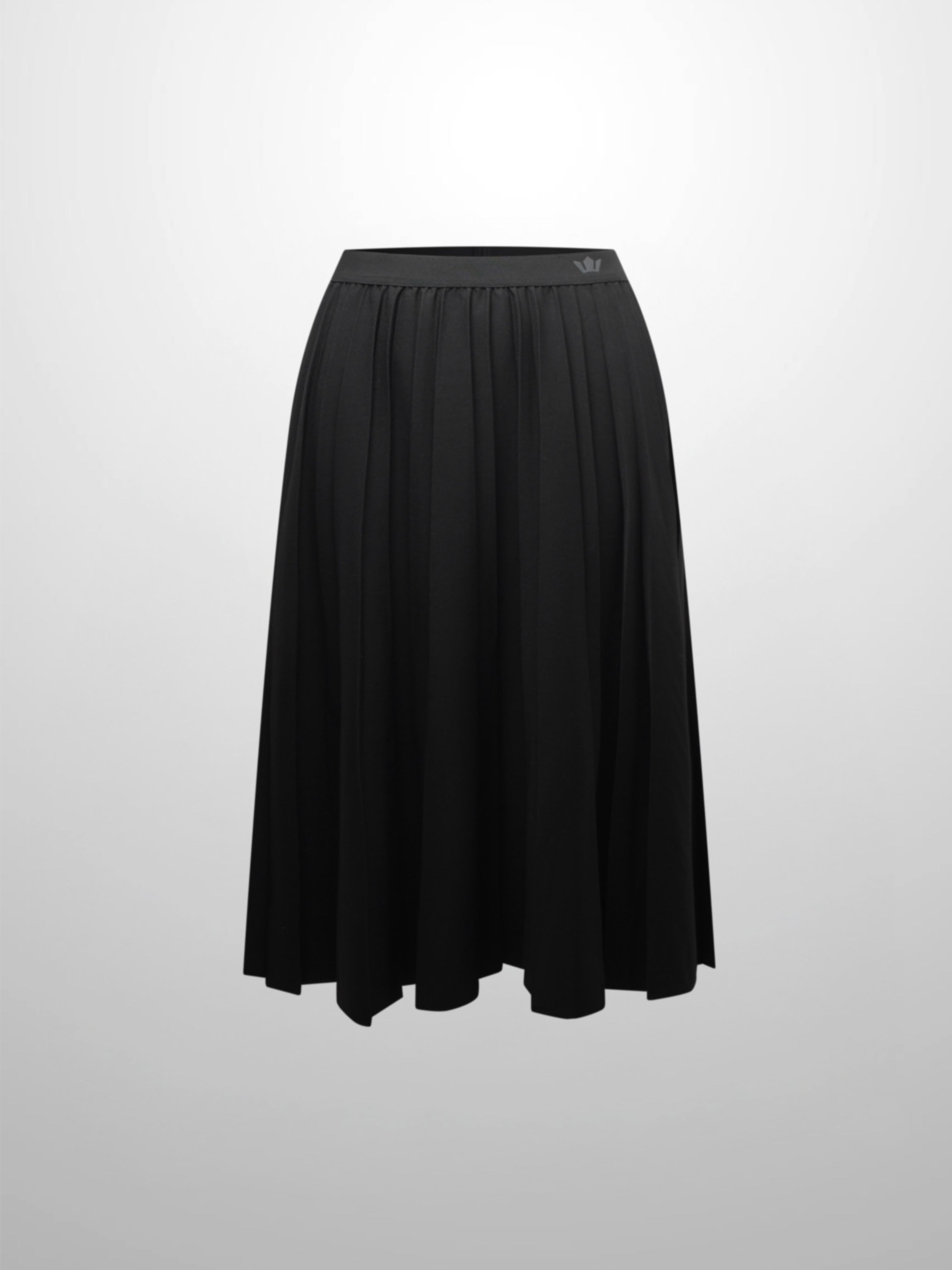 FALDA PLISADA 24"-NEGRO