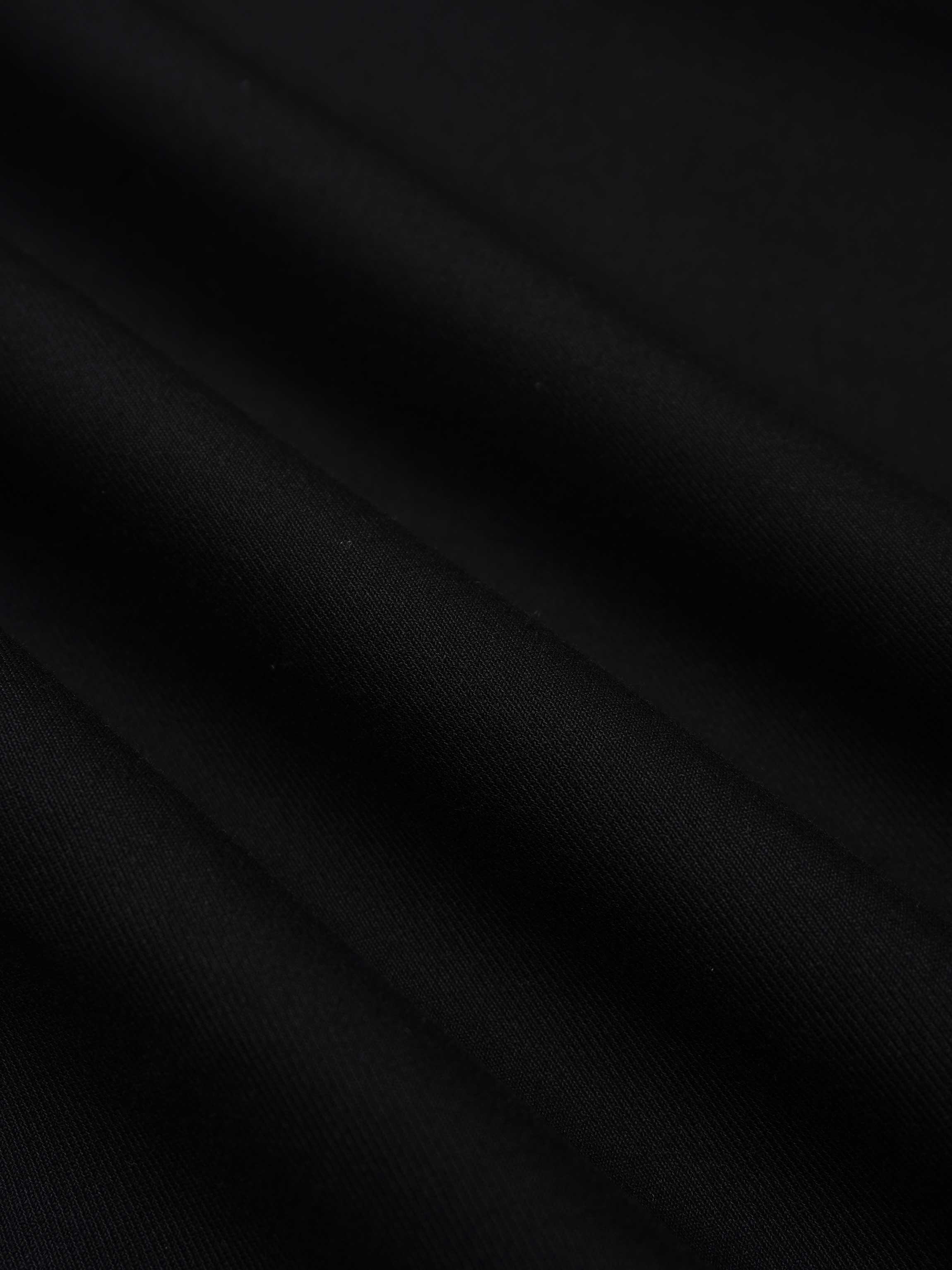 Pencil Pleat Combo Skirt-Black