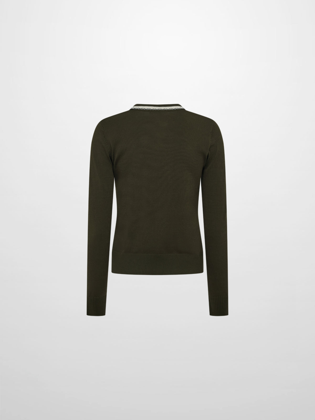 Ribbon Bow Sweater - Green